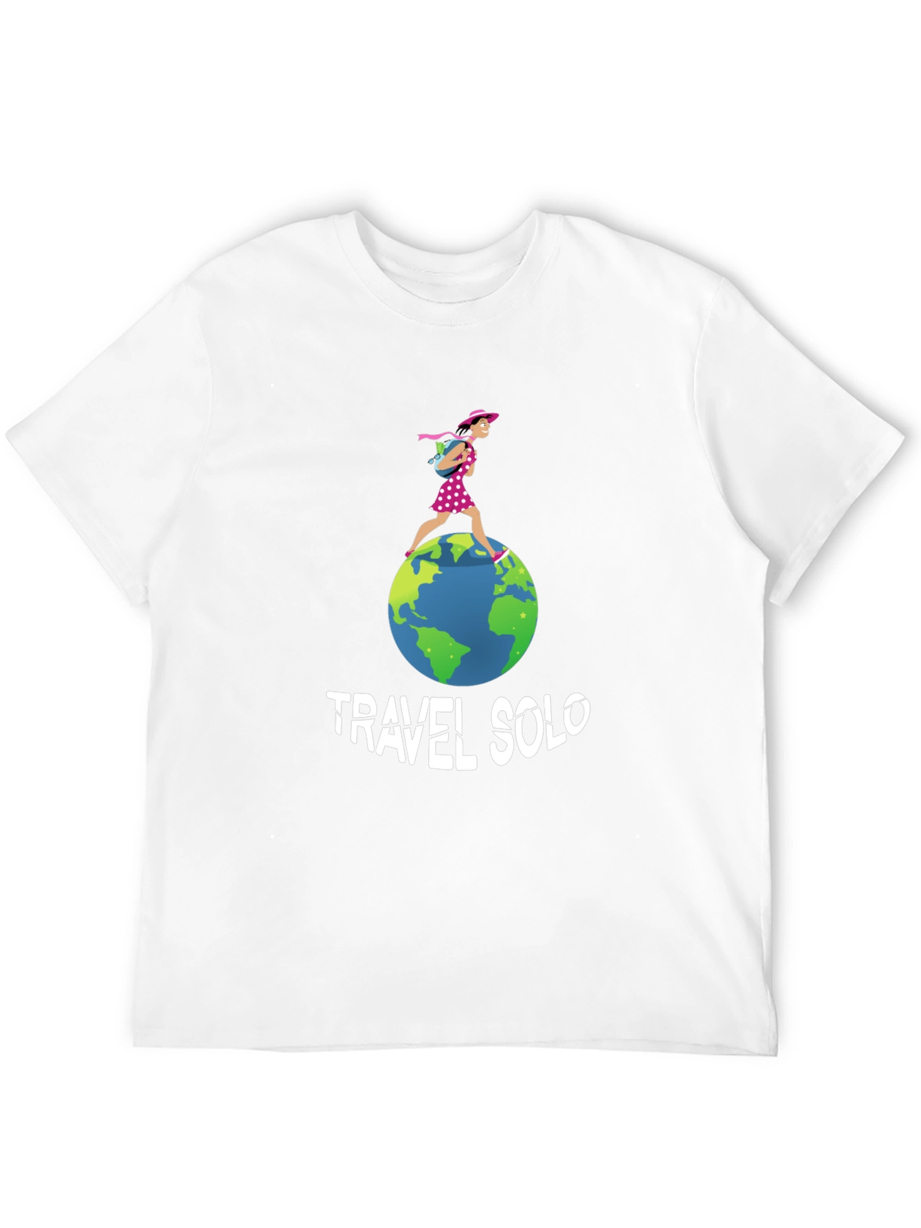 Black Travel Solo Graphic Tee - Adventure Shirt view 12