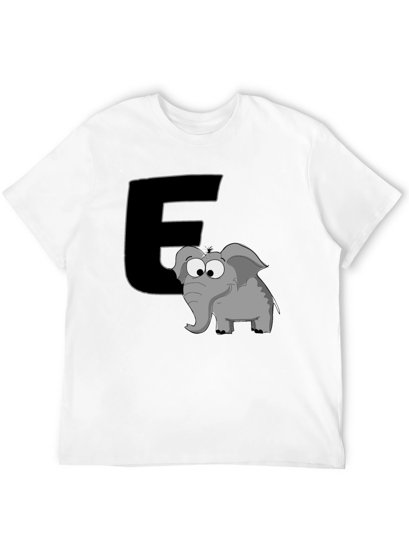 Black Elephant 'E' T-Shirt view 12
