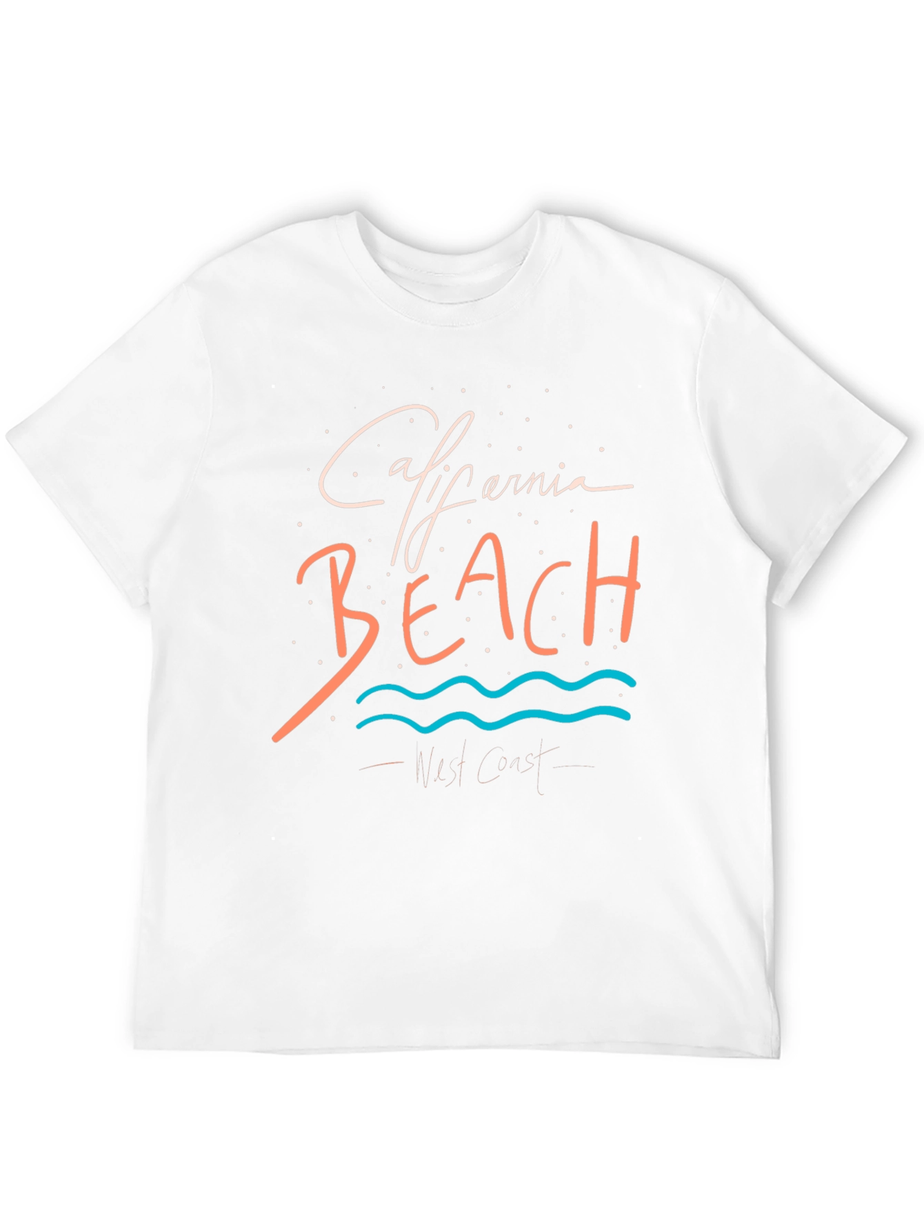 Black California Beach Graphic Tee - West Coast Style view 12