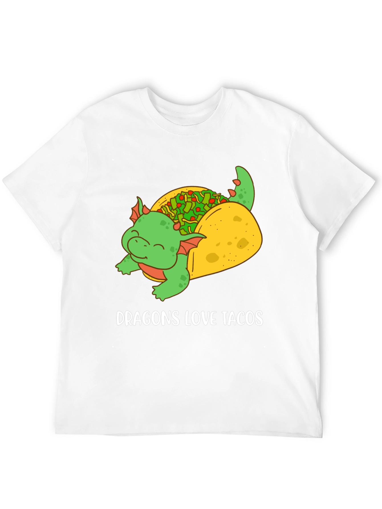Black Dragon Loves Tacos Graphic Tee view 12