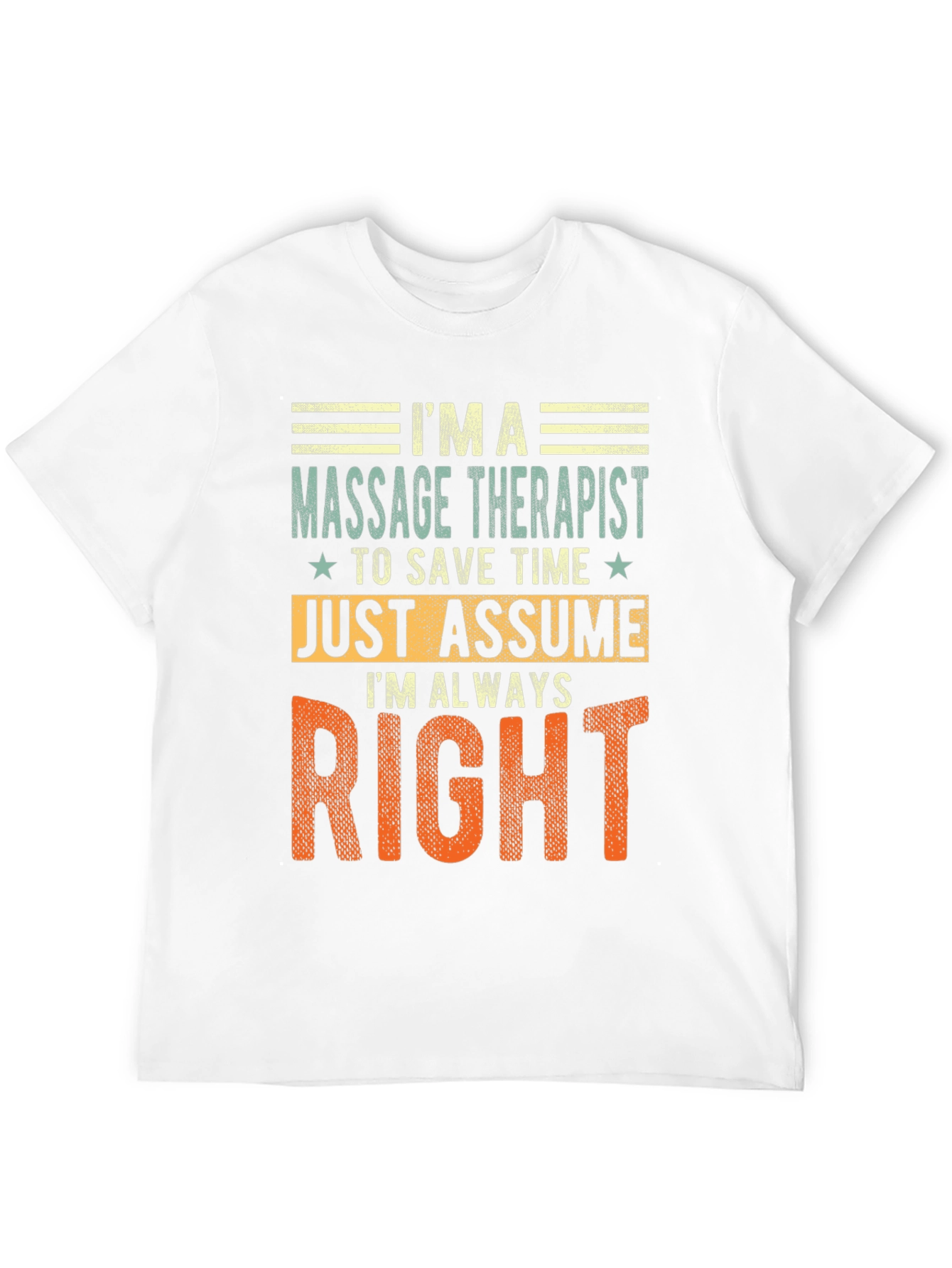 Black Massage Therapist Always Right T-Shirt view 12