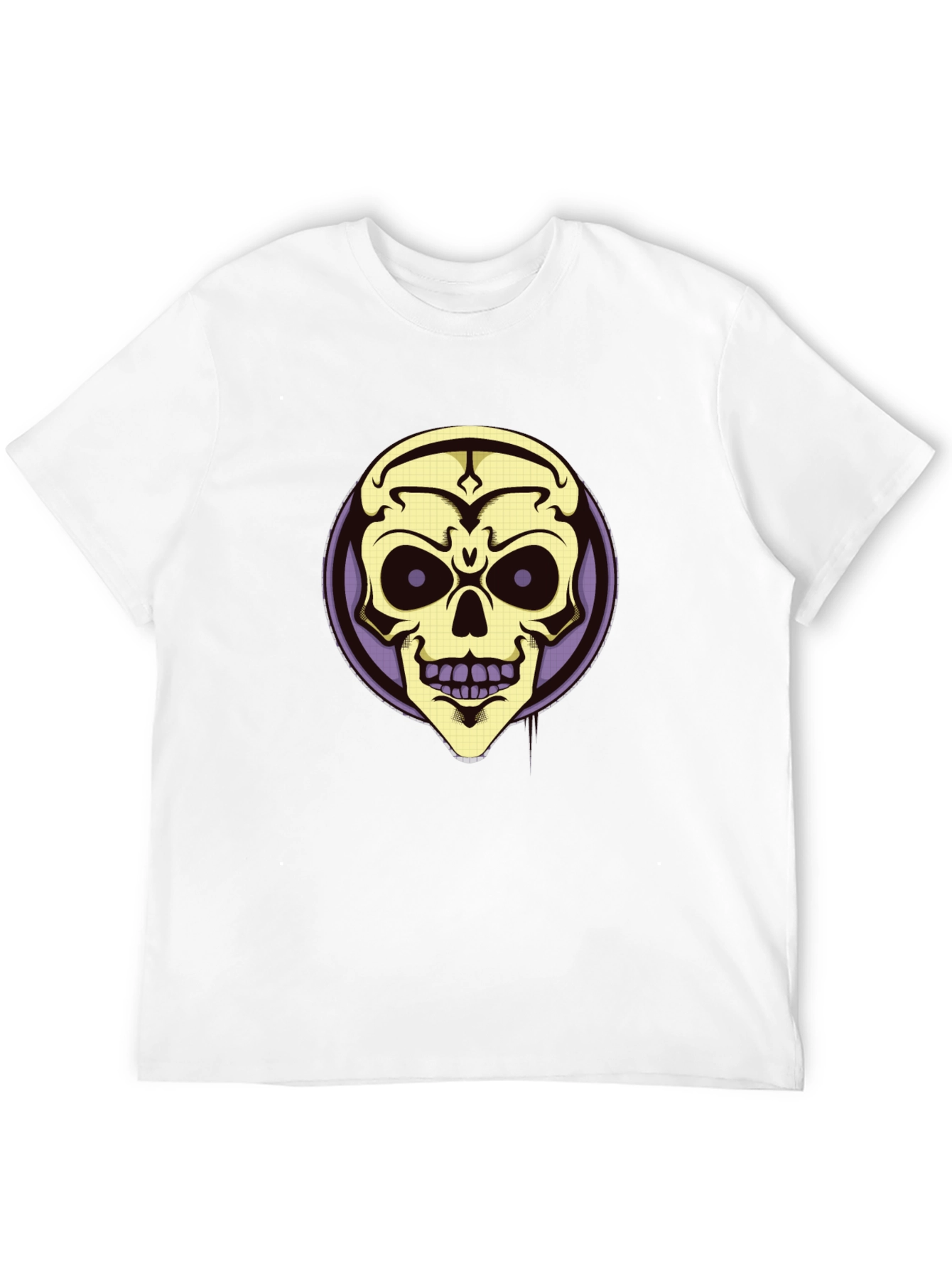 Black Skull Graphic T-Shirt - Black view 12
