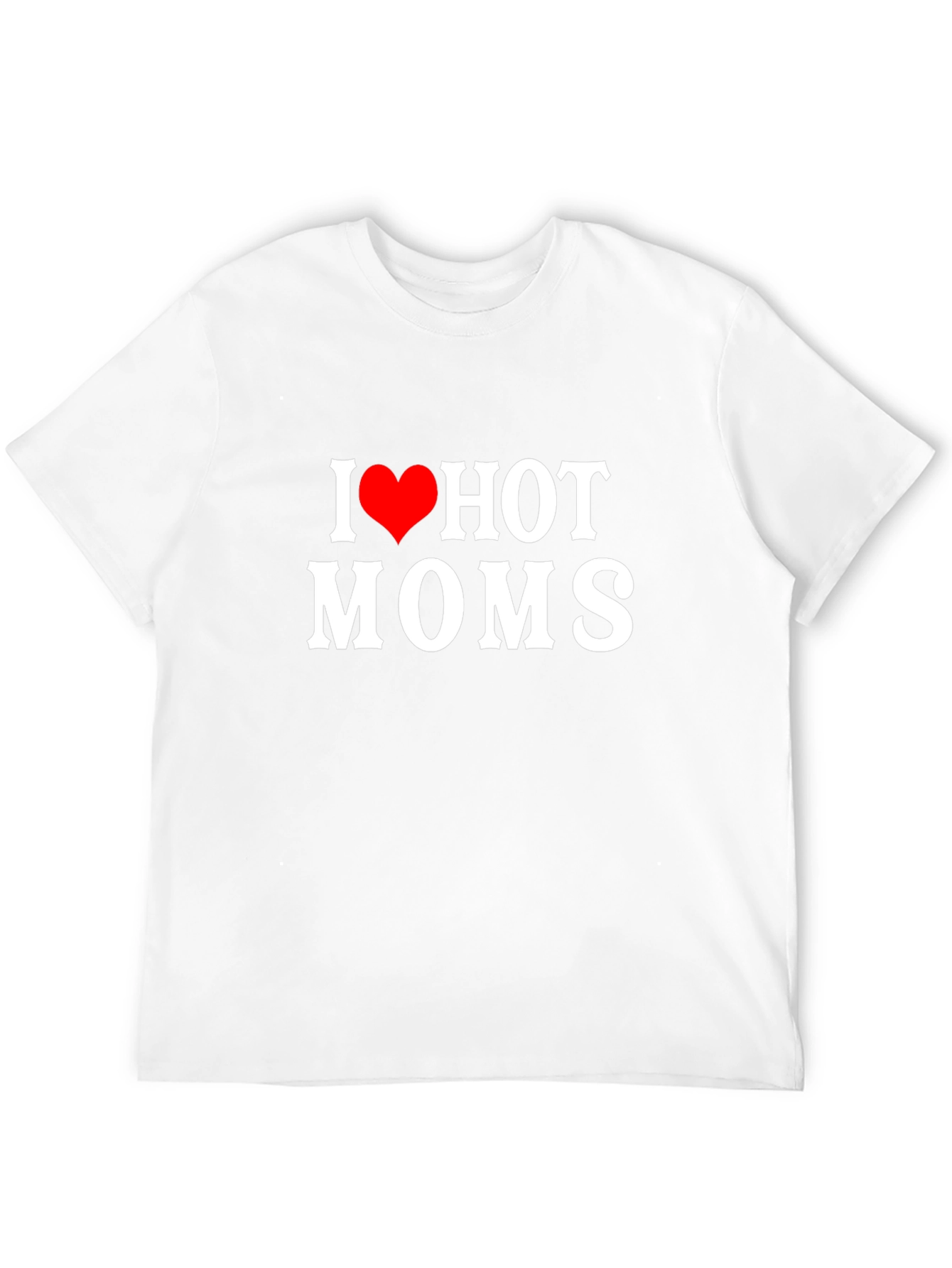 Black I Heart Hot Moms T-Shirt view 12