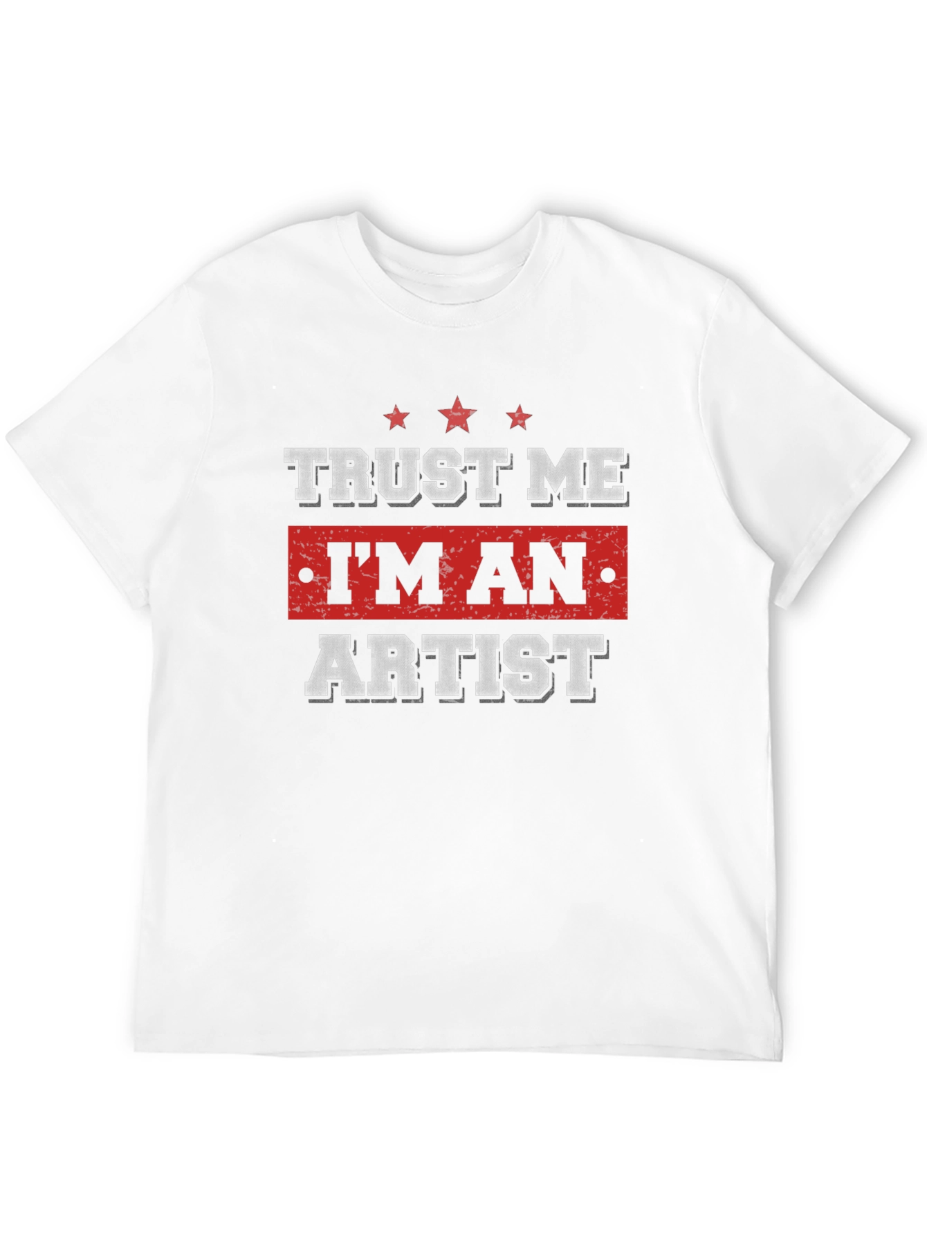 Black Trust Me I'm An Artist Black T-Shirt view 12