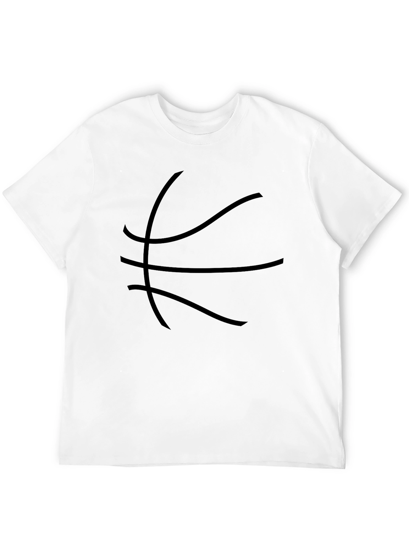 Black Basketball Graphic Tee - Black Cotton Blend Shirt view 12