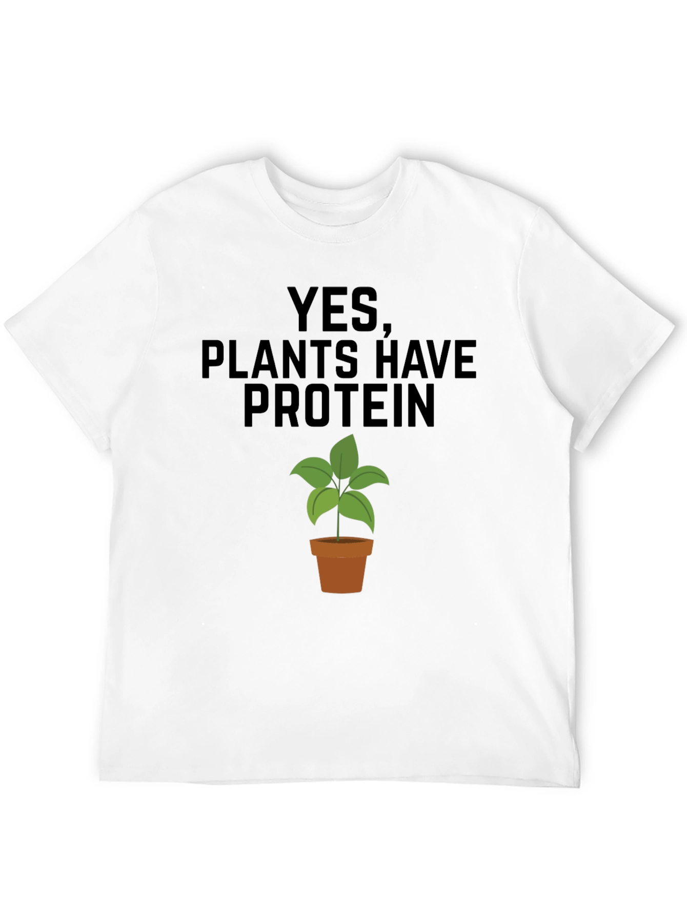 Black Plants Have Protein T-Shirt view 12