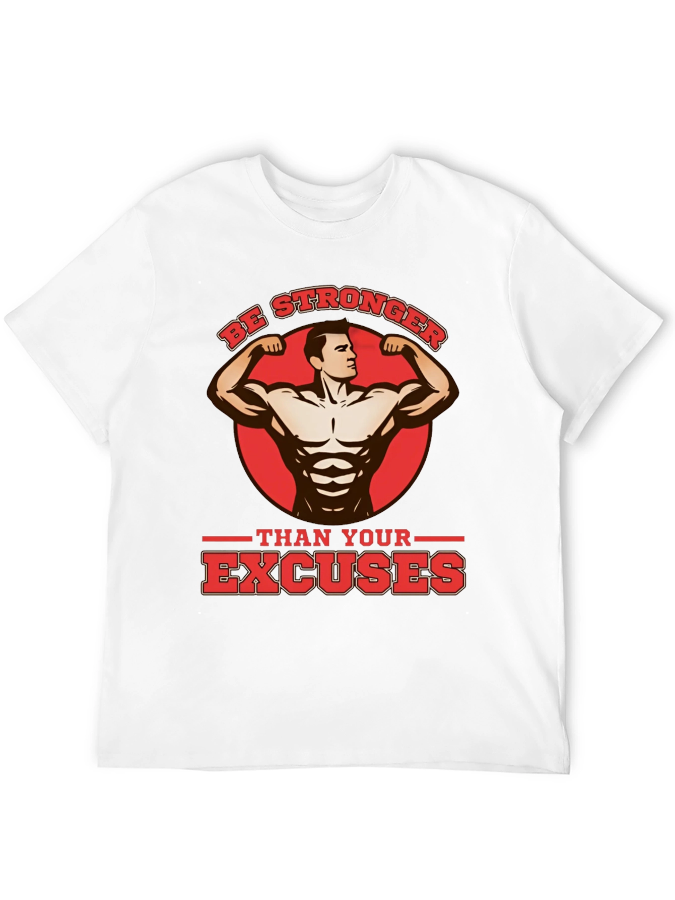 Black Be Stronger Than Your Excuses Black T-Shirt view 12