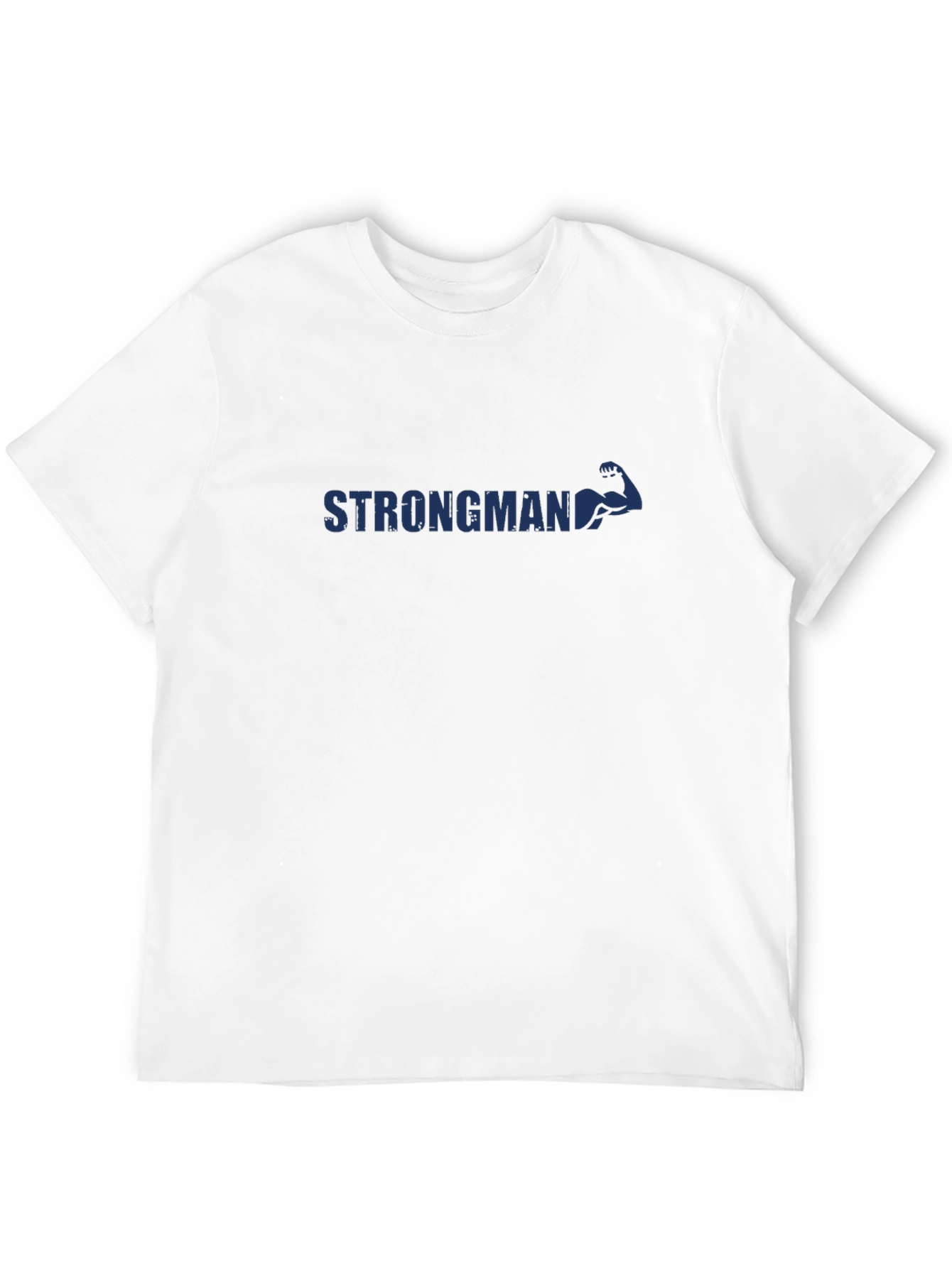 Black Strongman Graphic Tee - Bold Statement T-Shirt view 12