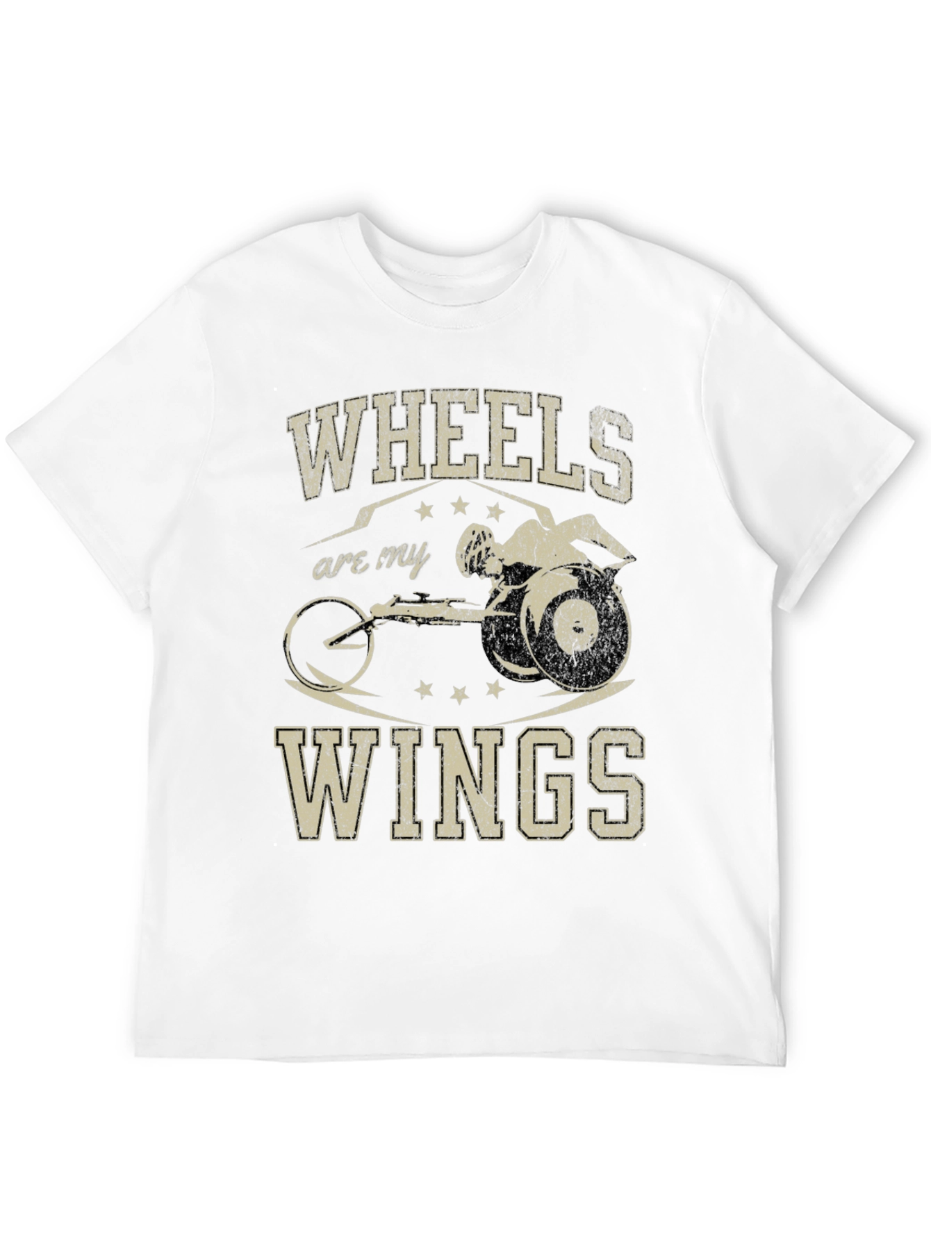 Black Wheels Are My Wings T-Shirt view 12
