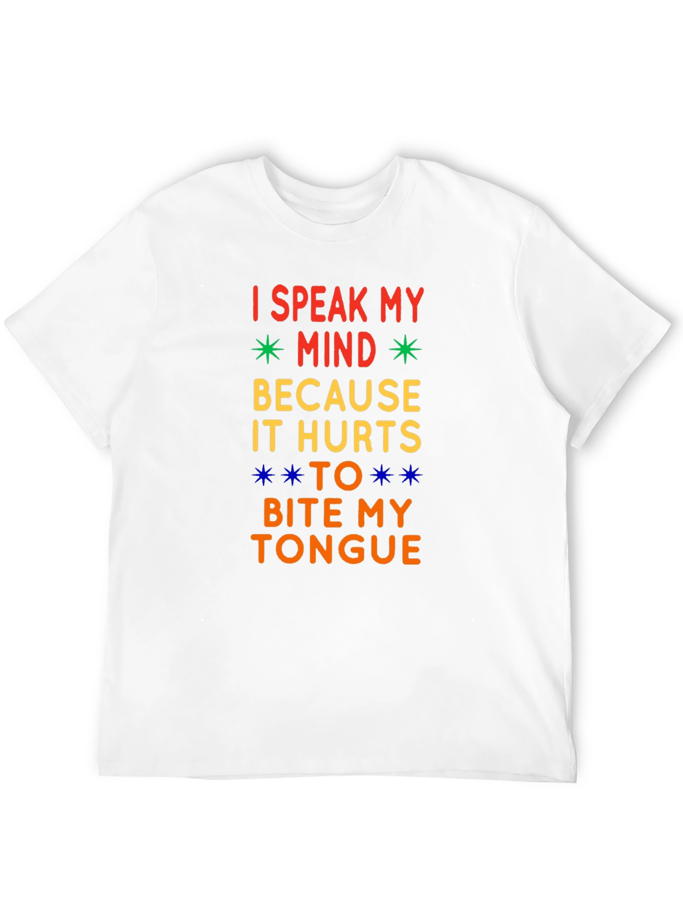 Black Speak My Mind Men's Graphic Tee view 12