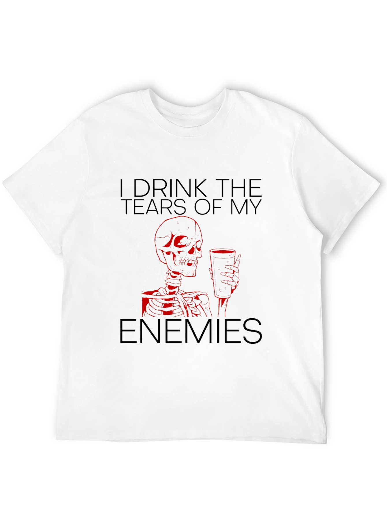 Black I Drink the Tears of My Enemies Graphic Tee view 12