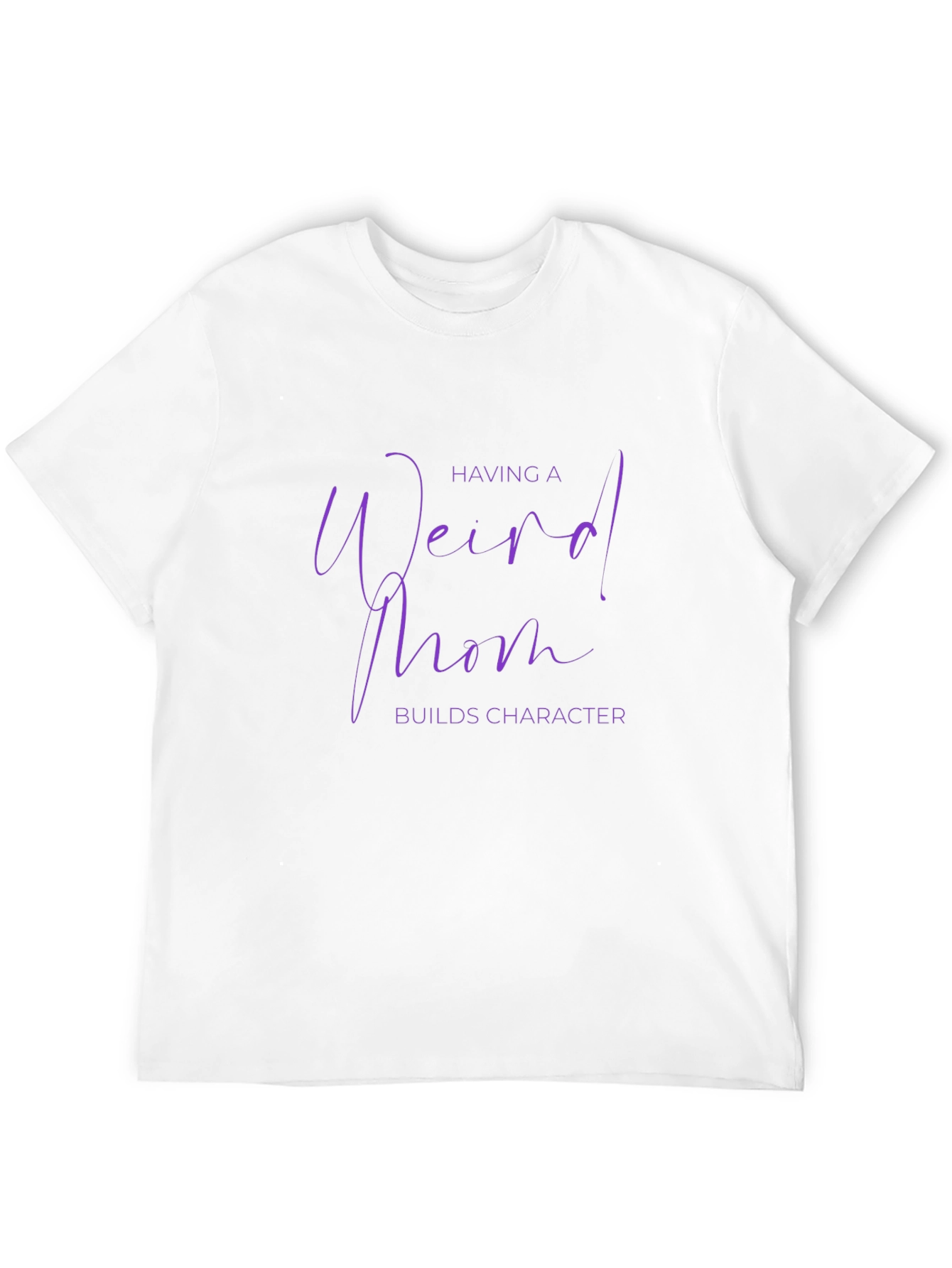 Weird Mom Builds Character Black Graphic Tee - 12