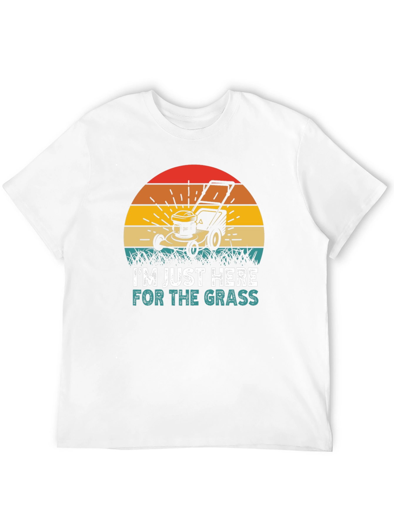 Black I'm Just Here for the Grass T-Shirt view 12