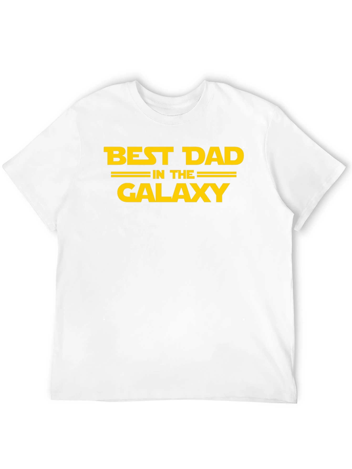 Black Best Dad In The Galaxy T-Shirt view 12