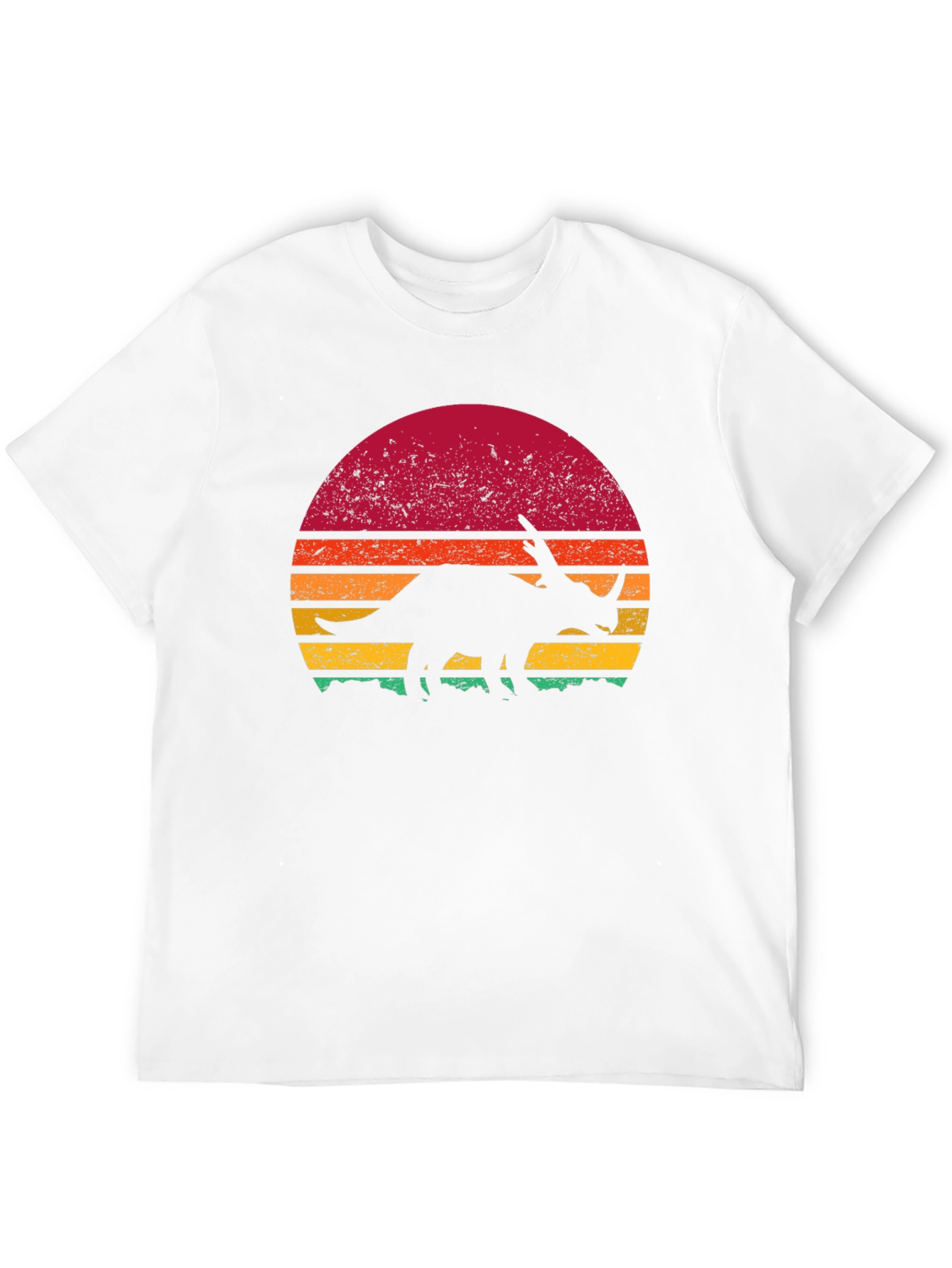 Black Retro Dinosaur Graphic Tee view 12