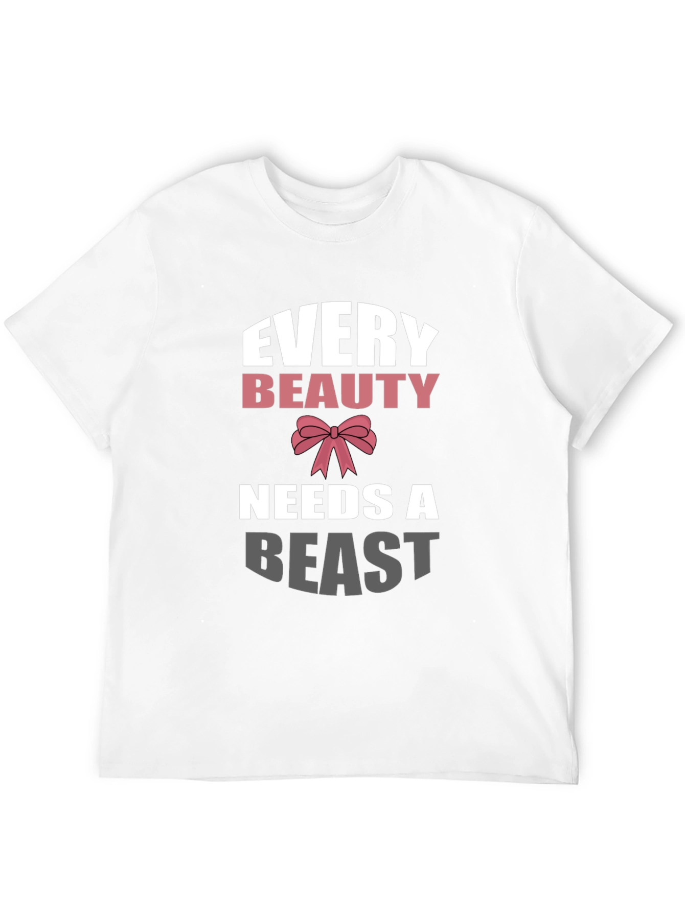 Black Every Beauty Needs a Beast Graphic Tee view 12