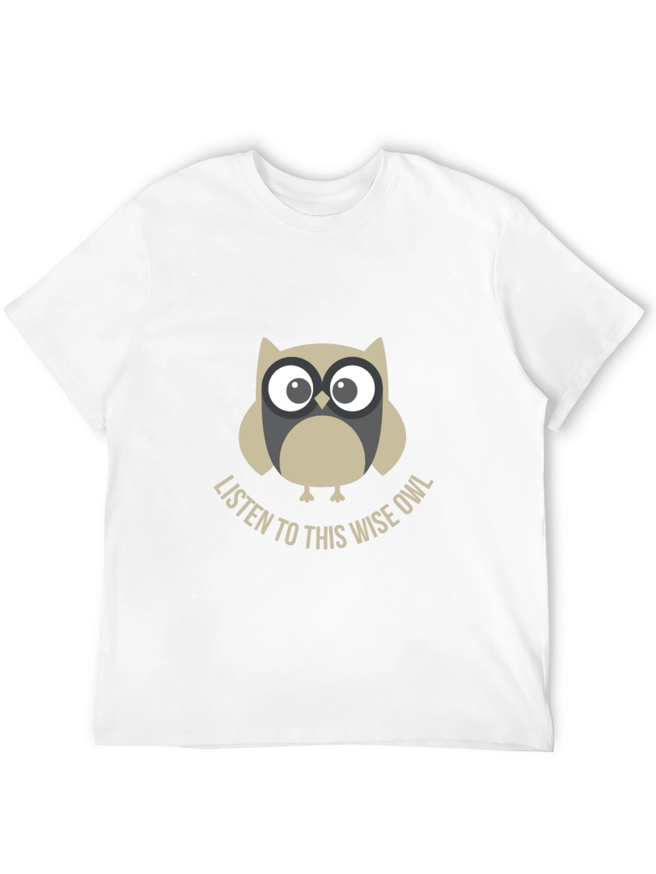 Black Wise Owl Graphic Tee - Listen To This Owl T-Shirt view 12