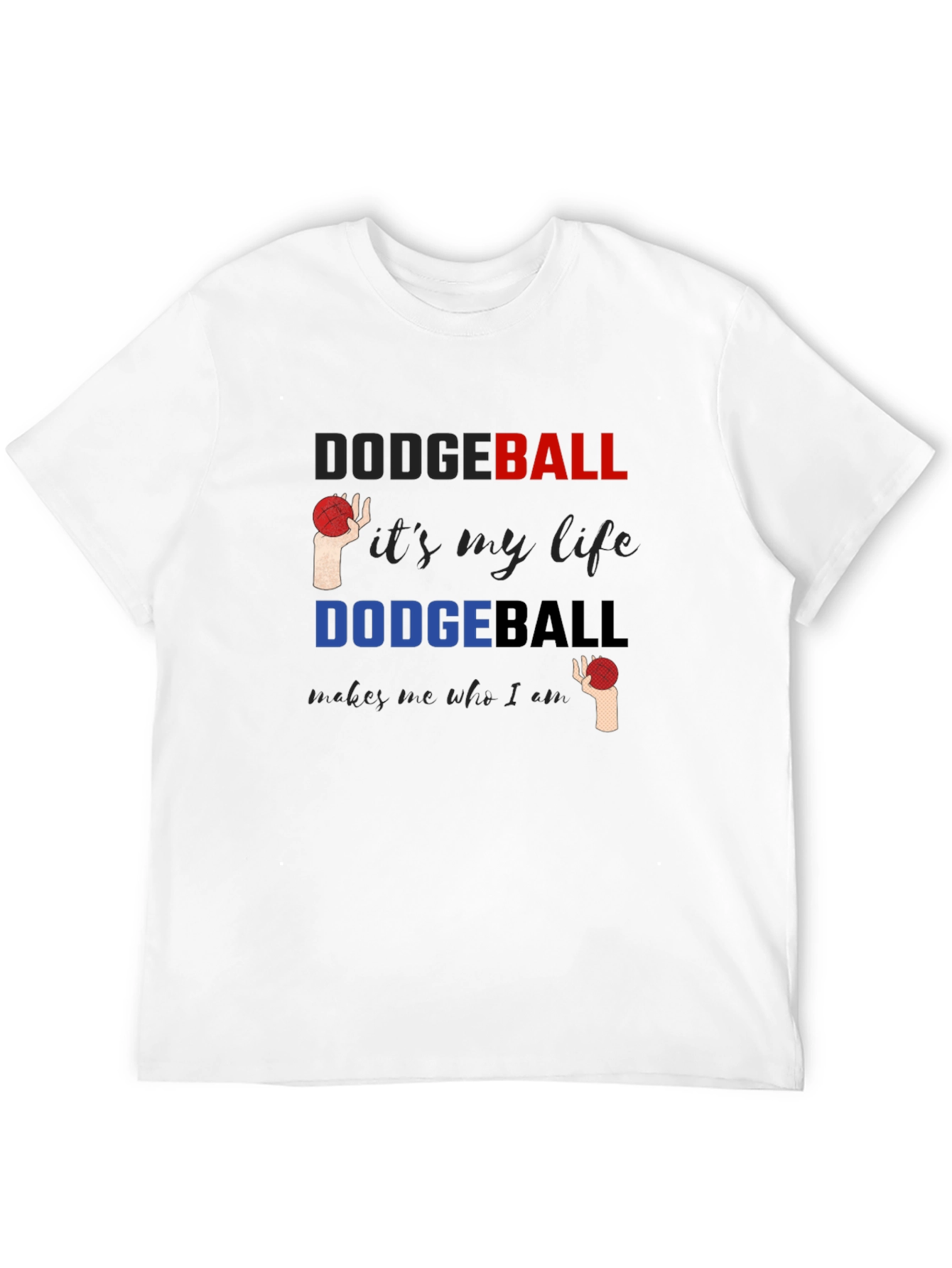 Black Dodgeball Life T-Shirt - Soft Cotton Tee view 12