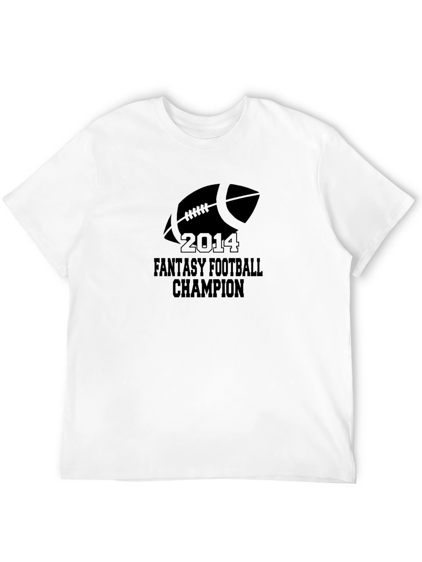 Black Fantasy Football Champion 2014 T-Shirt view 12