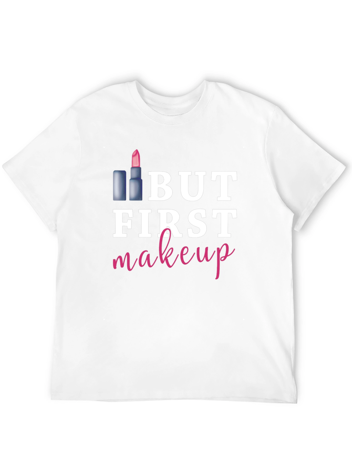 Black But First Makeup Graphic Tee Shirt view 12