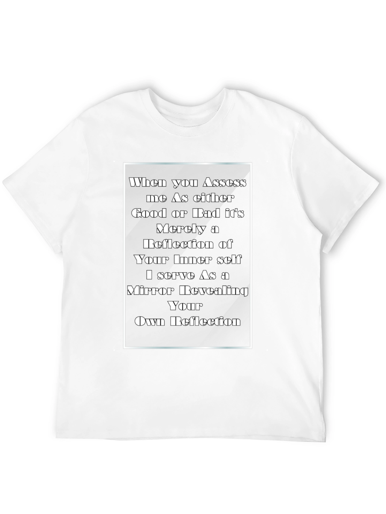 Black Reflective Inner Self T-Shirt view 12