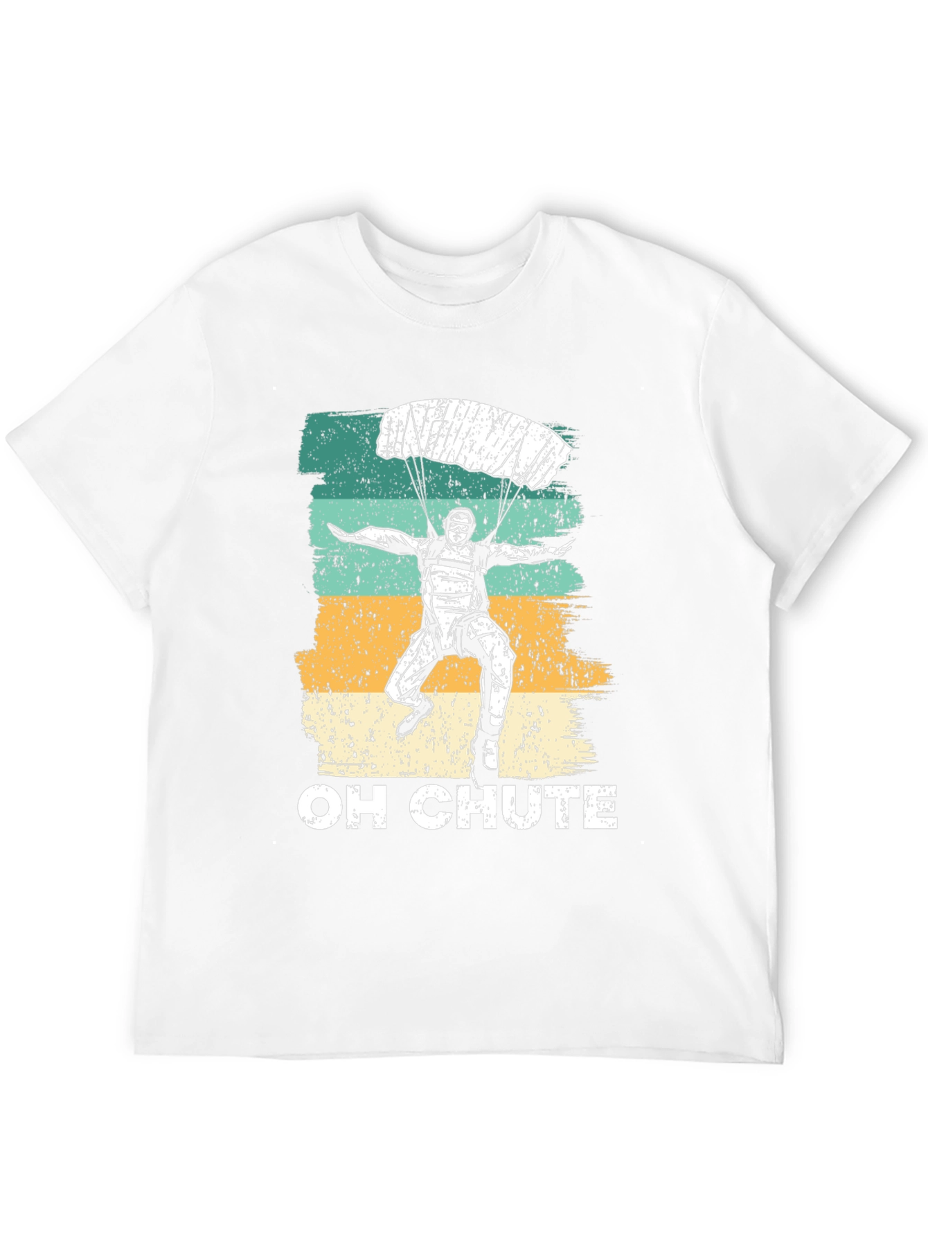 Black Skydiving "Oh Chute" Graphic Tee view 12