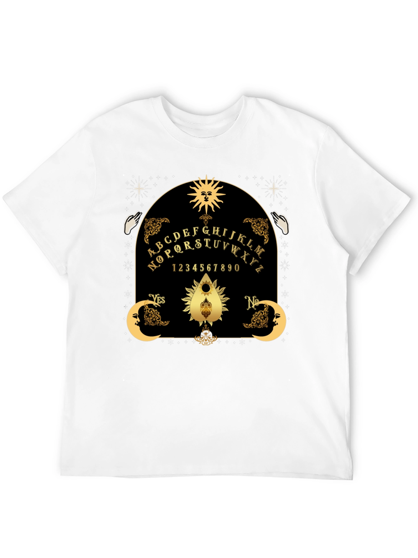 Mystic Ouija Board T-Shirt - Goth Occult Apparel - 12