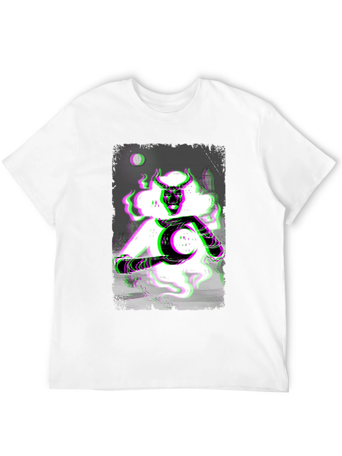 Black Mystic Woman Graphic Print T-Shirt view 12