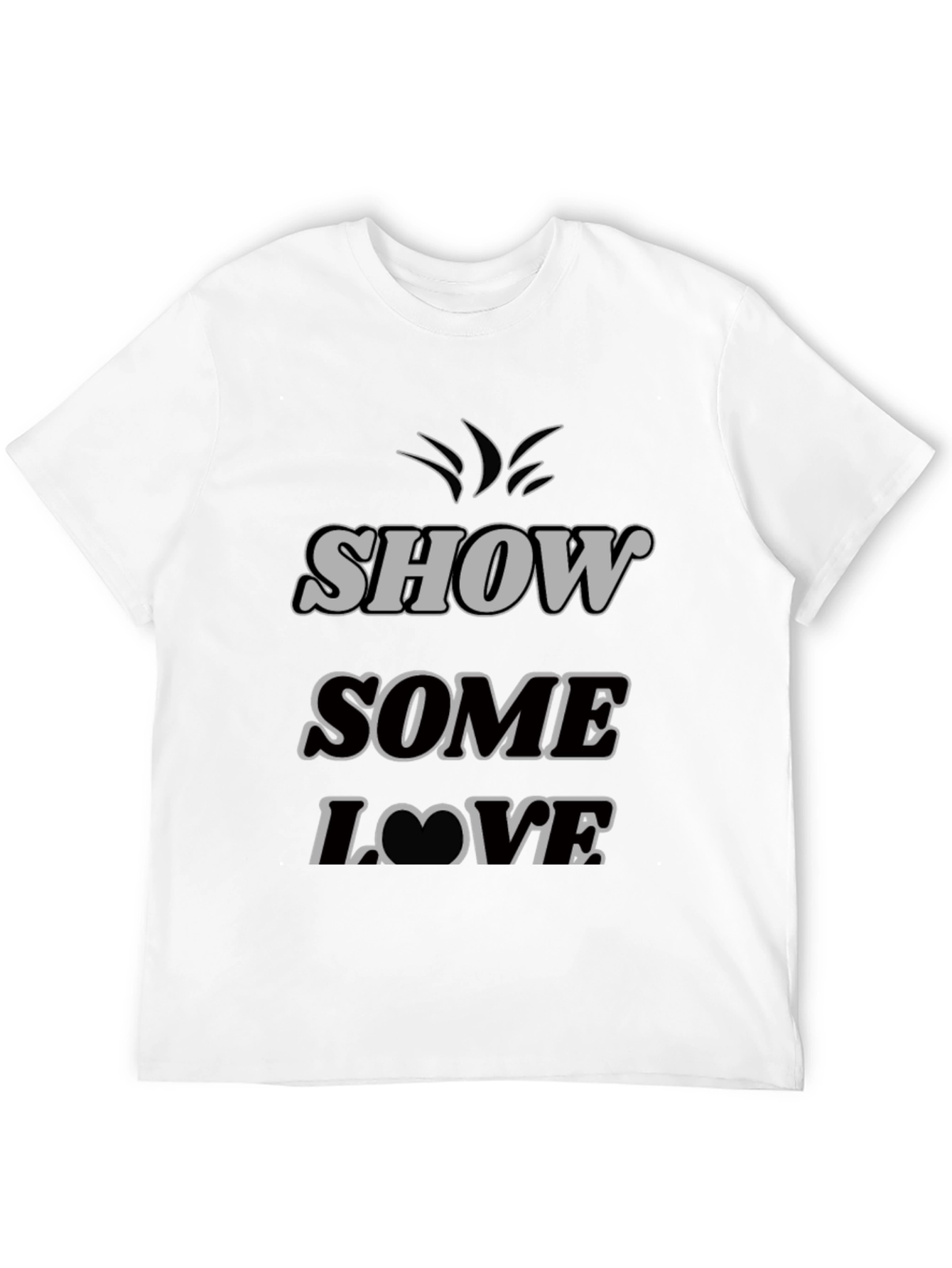Black Show Some Love Graphic Tee - Black T-Shirt view 12