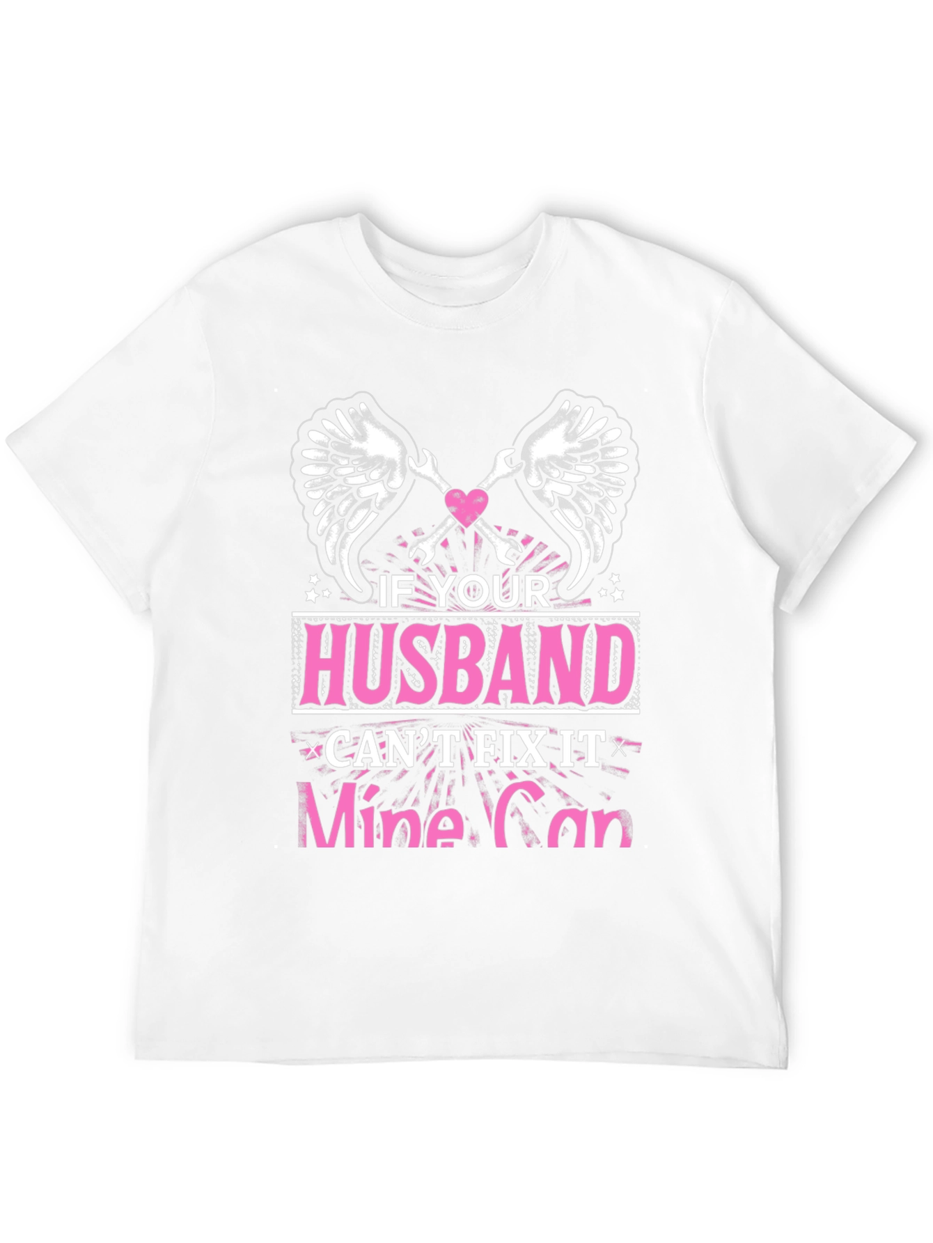 Black Husband Can't Fix It? Mine Can T-Shirt view 12