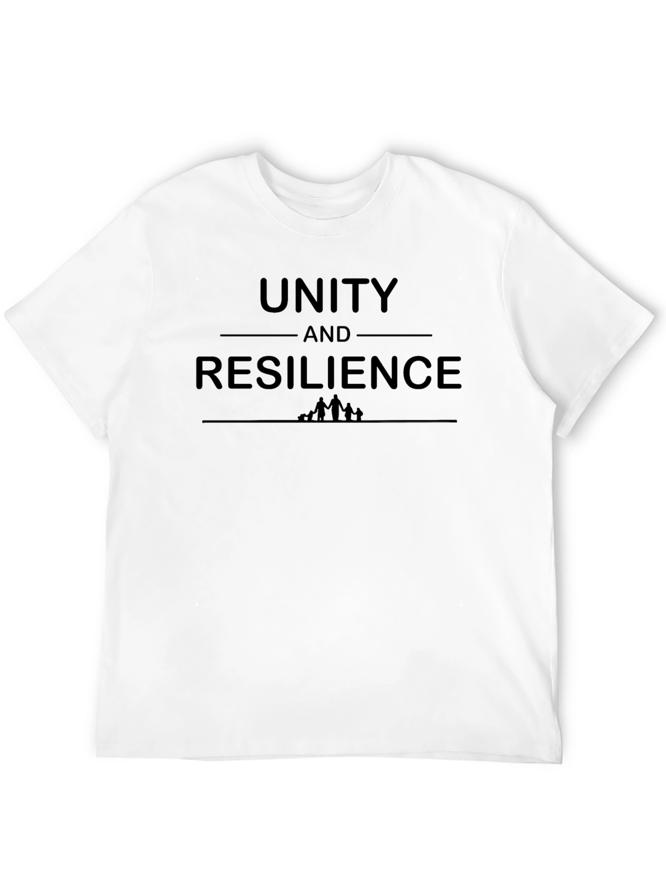 Black Unity & Resilience Graphic Tee - Black view 12