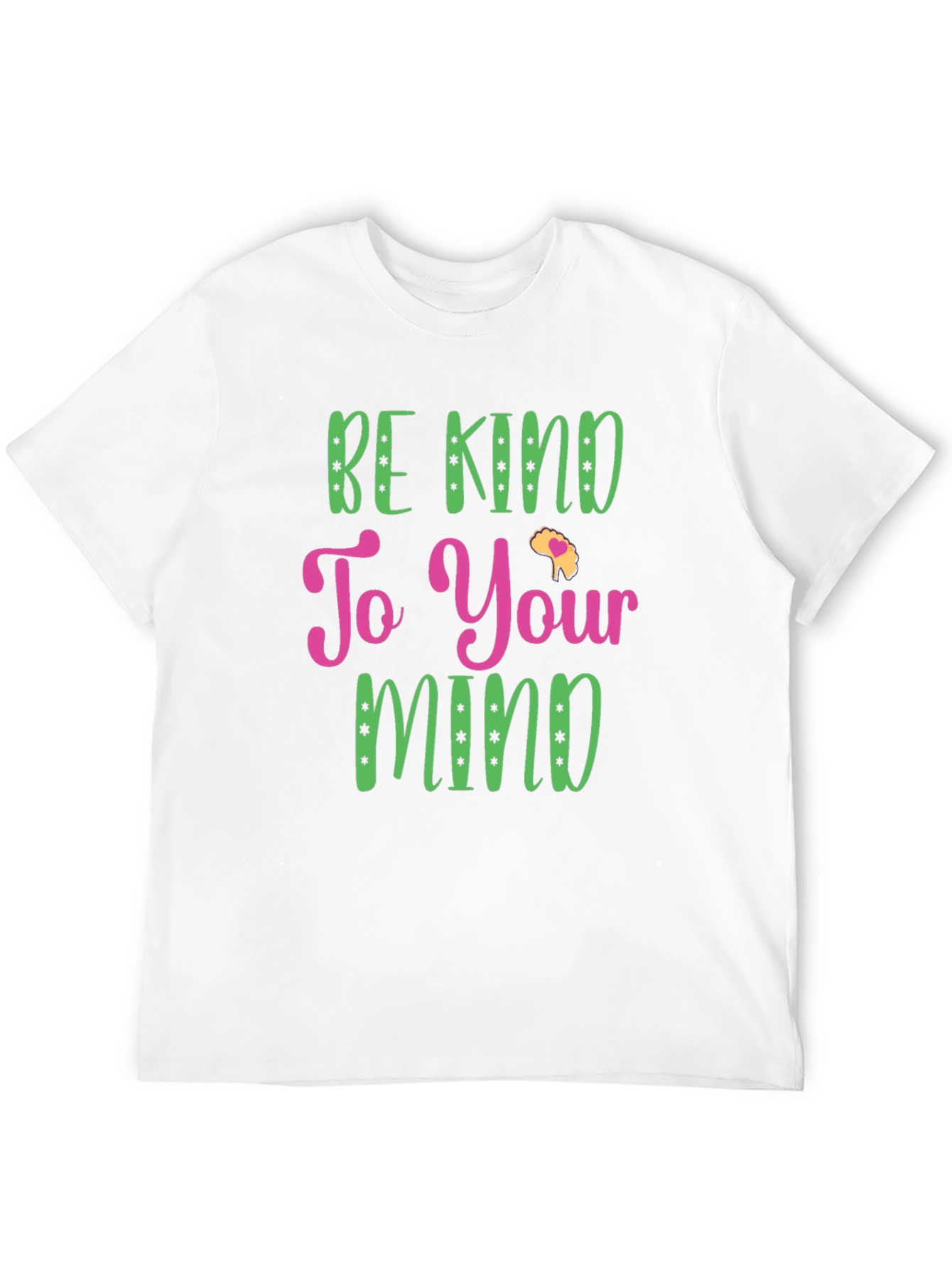 Black Be Kind to Your Mind Black Graphic Tee view 12