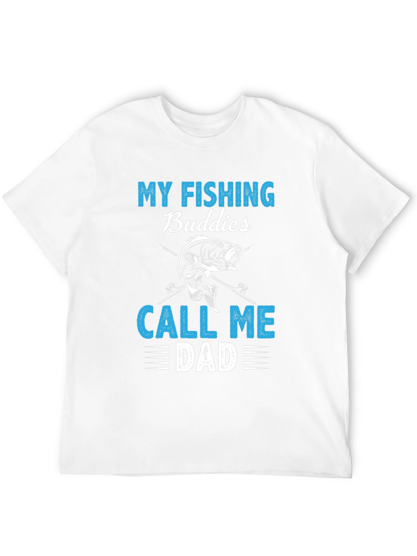 Black Fishing Buddies Dad T-Shirt view 12