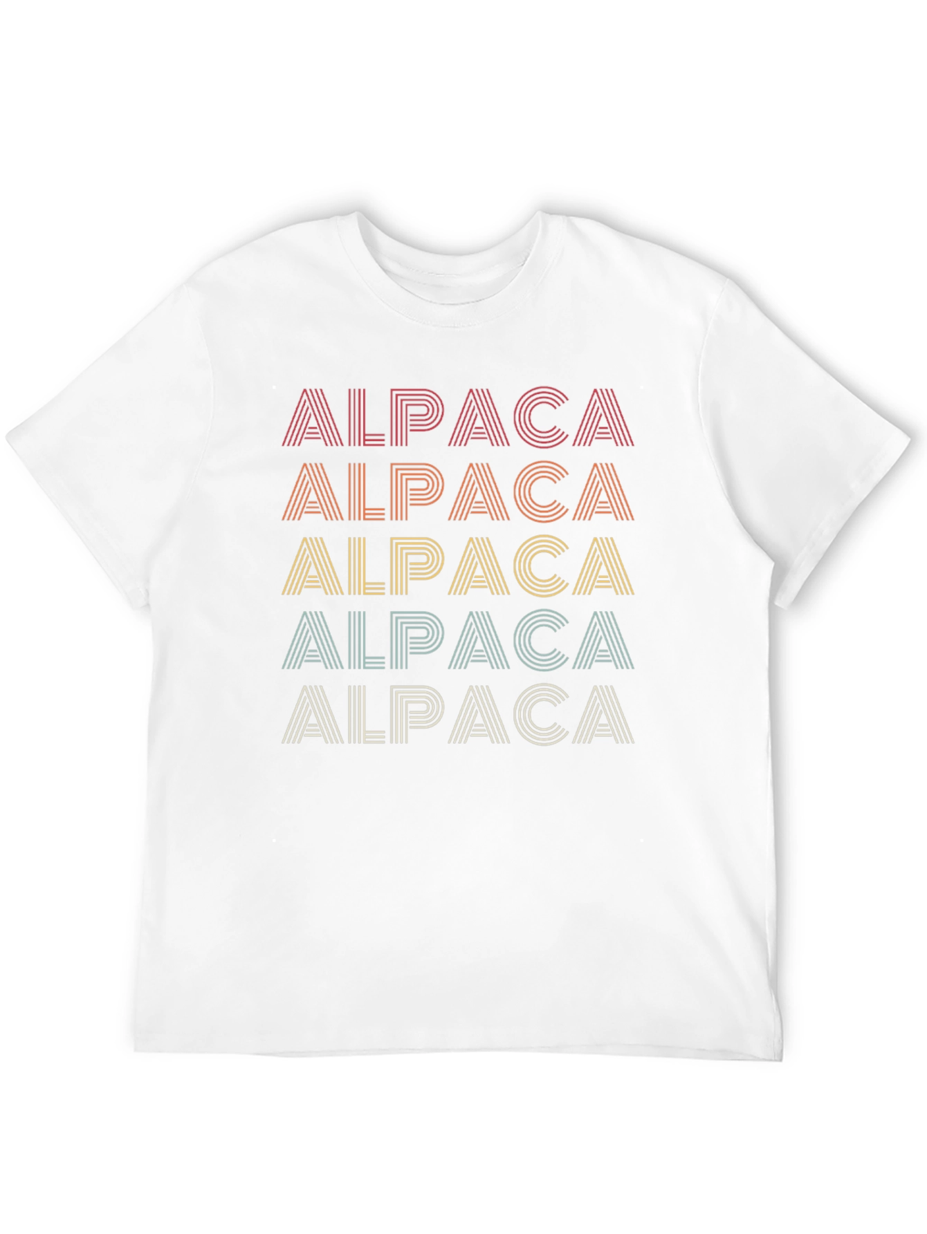 Black Retro Alpaca T-Shirt - Stylish Graphic Tee view 12