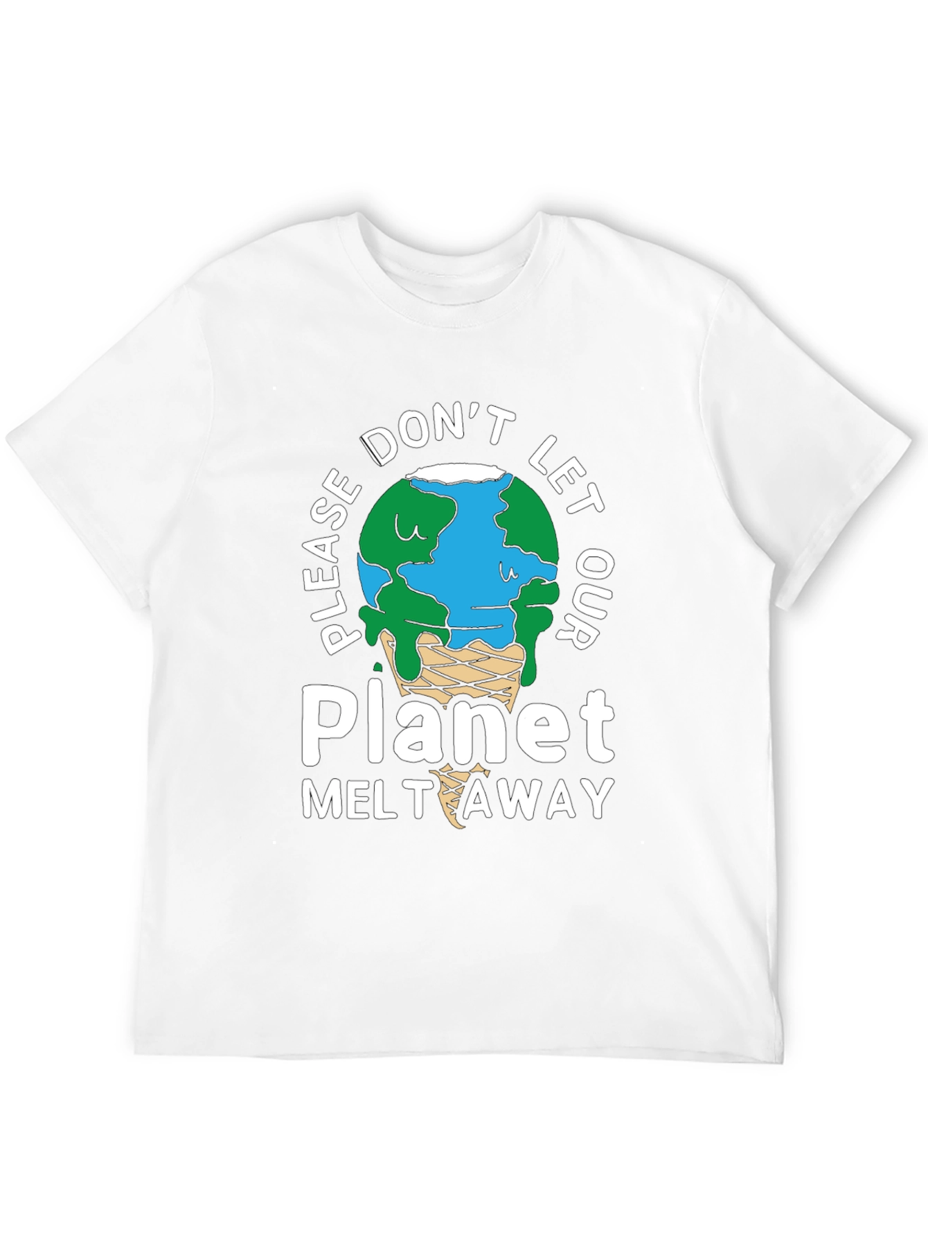 Black Planet Melt Away Graphic T-Shirt view 12