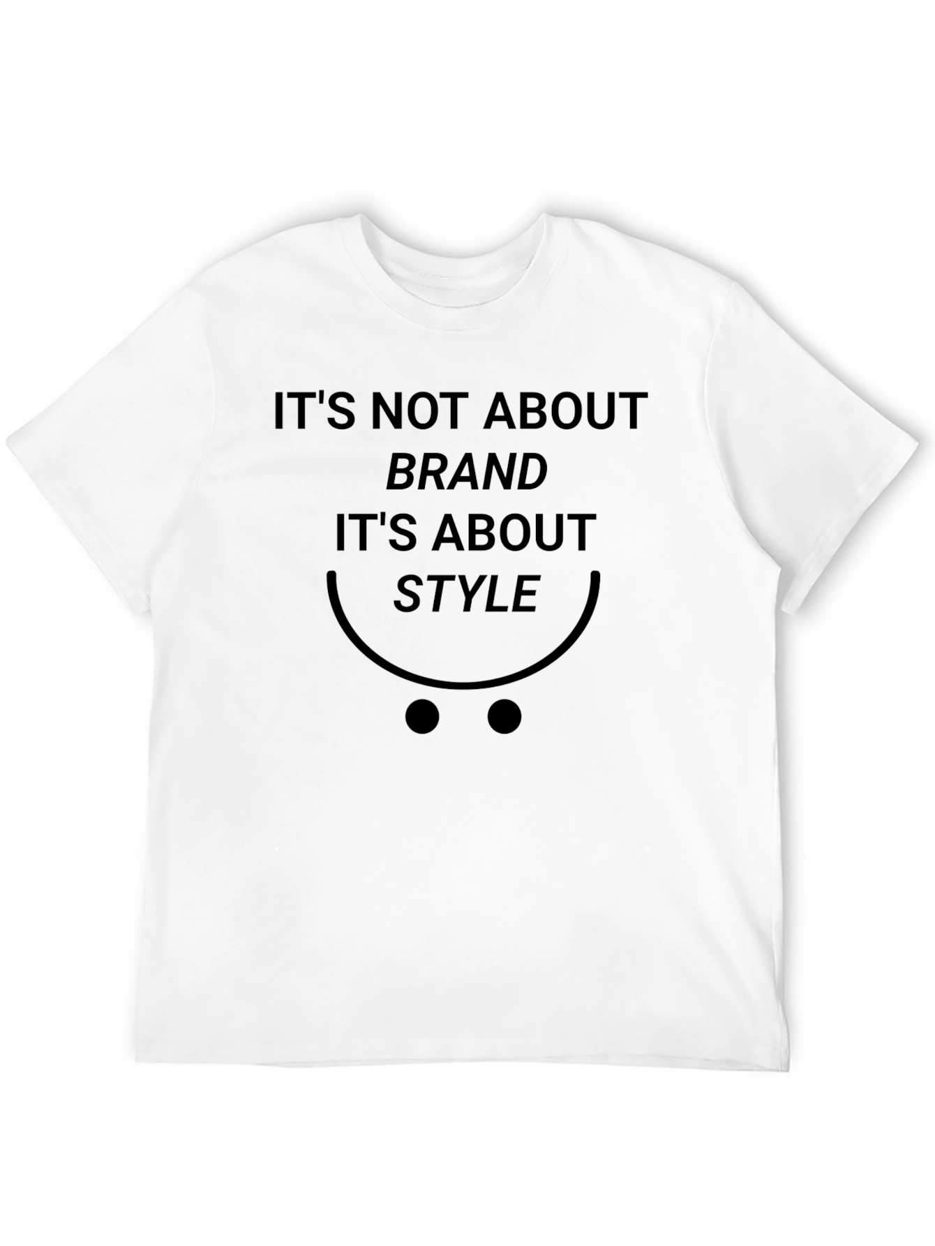 Black It's About Style T-Shirt view 12