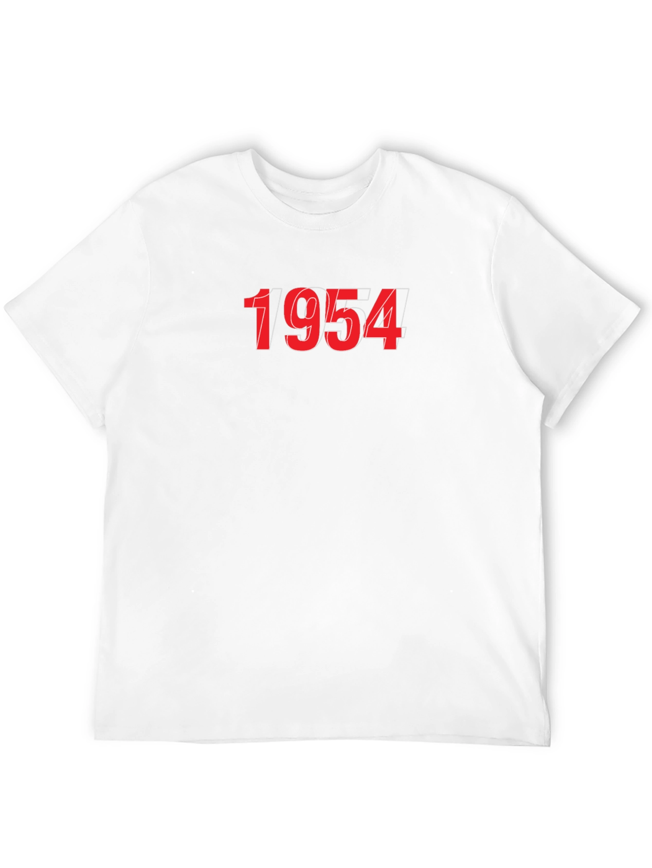 Black Retro 1954 Graphic Tee - Birthday Anniversary Shirt view 12