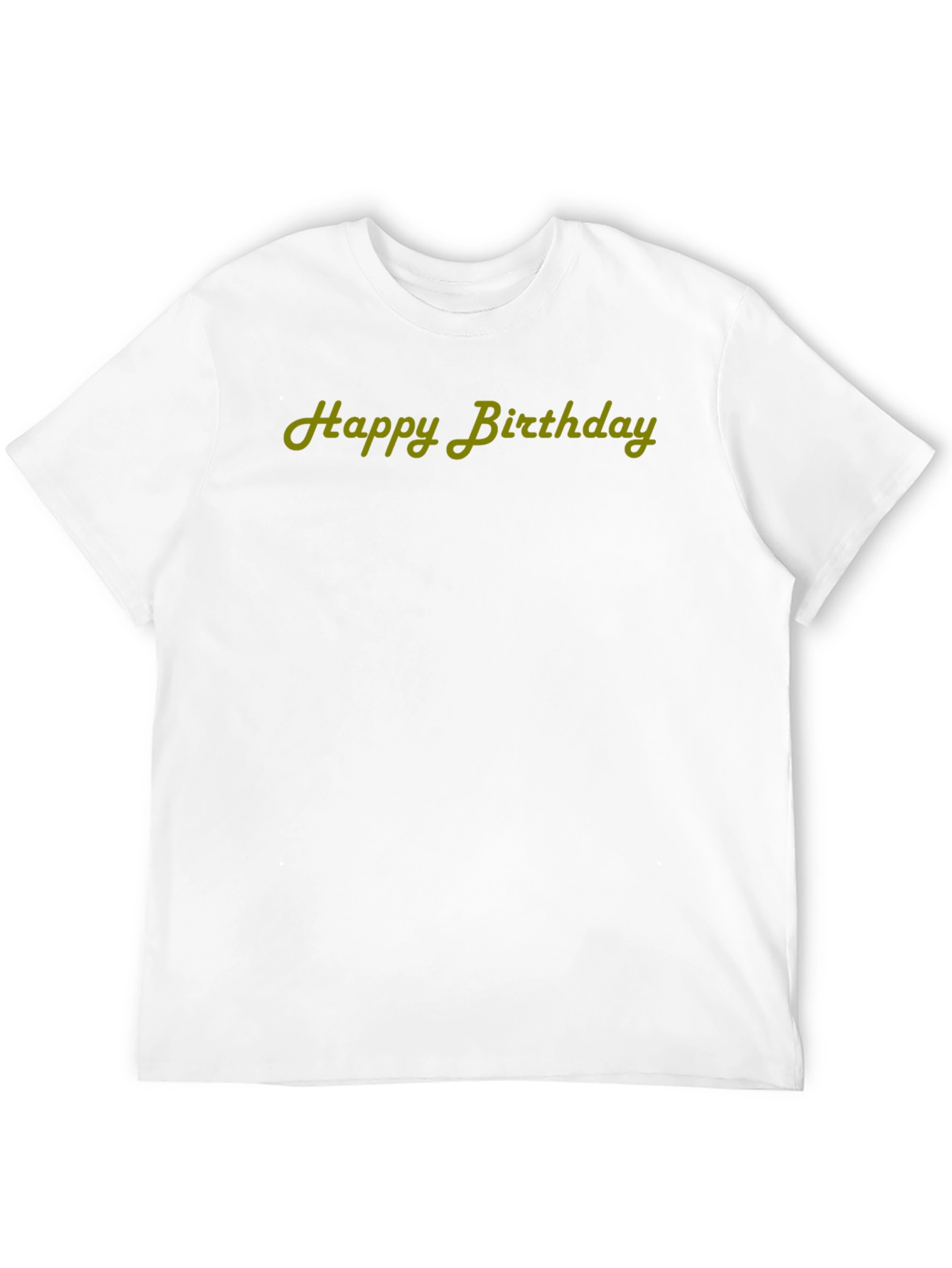 Black Happy Birthday Black T-Shirt - Unique Design view 12