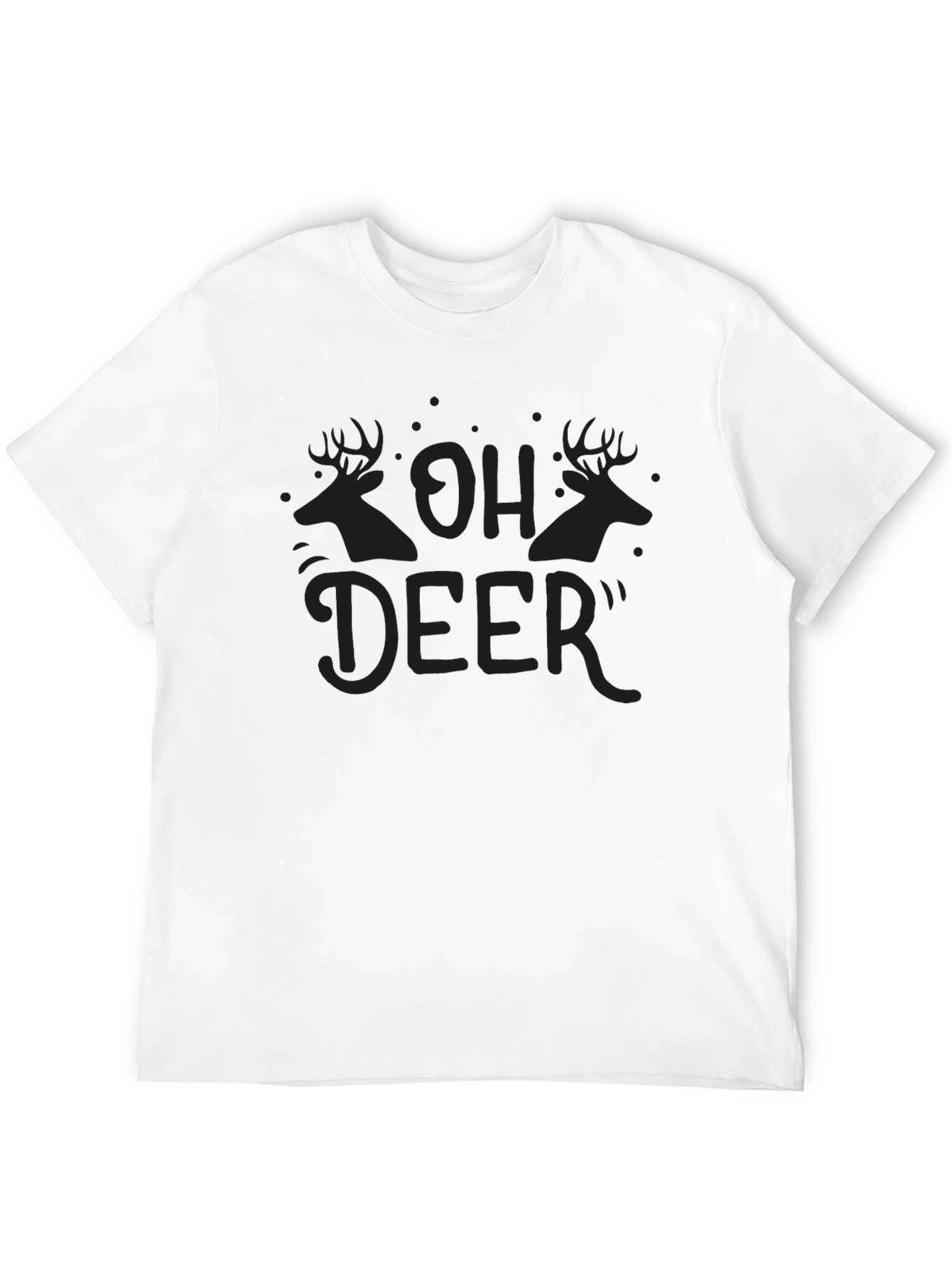 Black Oh Deer Graphic Tee view 12