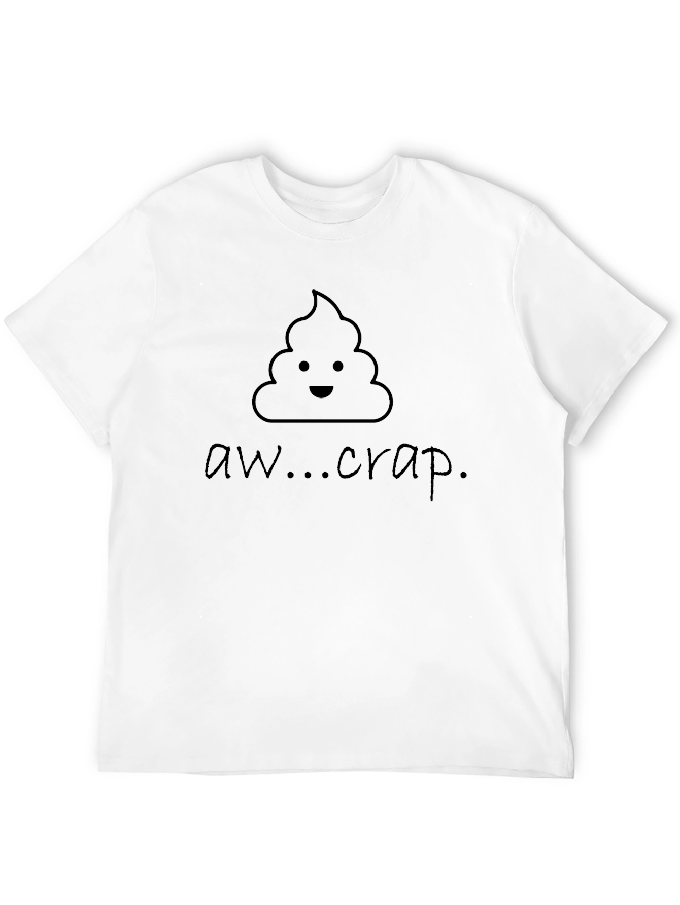 Black Aw...Crap T-Shirt - Funny Emoji Graphic Tee view 12