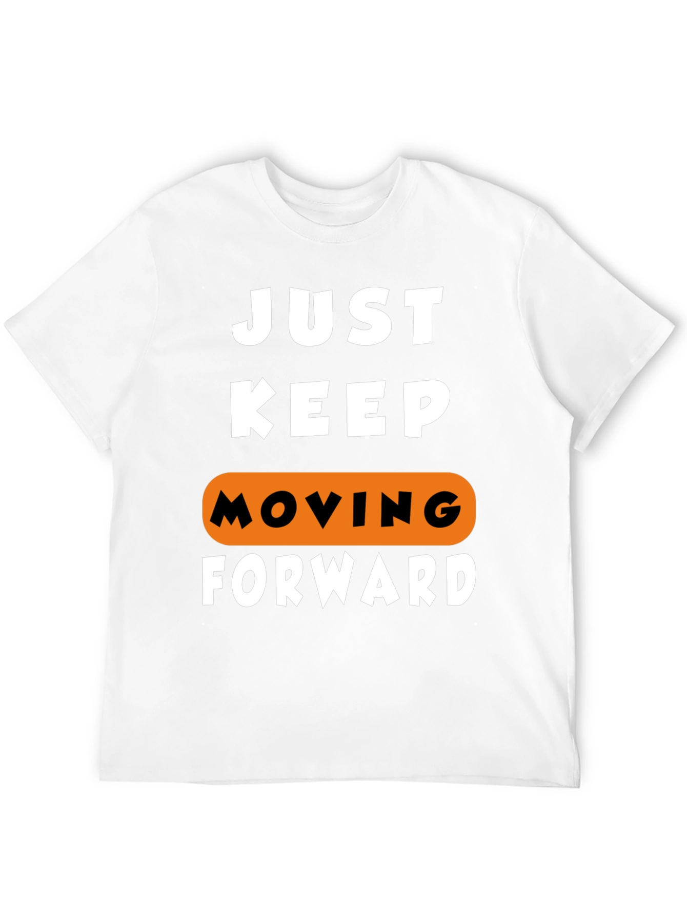 Black Just Keep Moving Forward Graphic Tee view 12