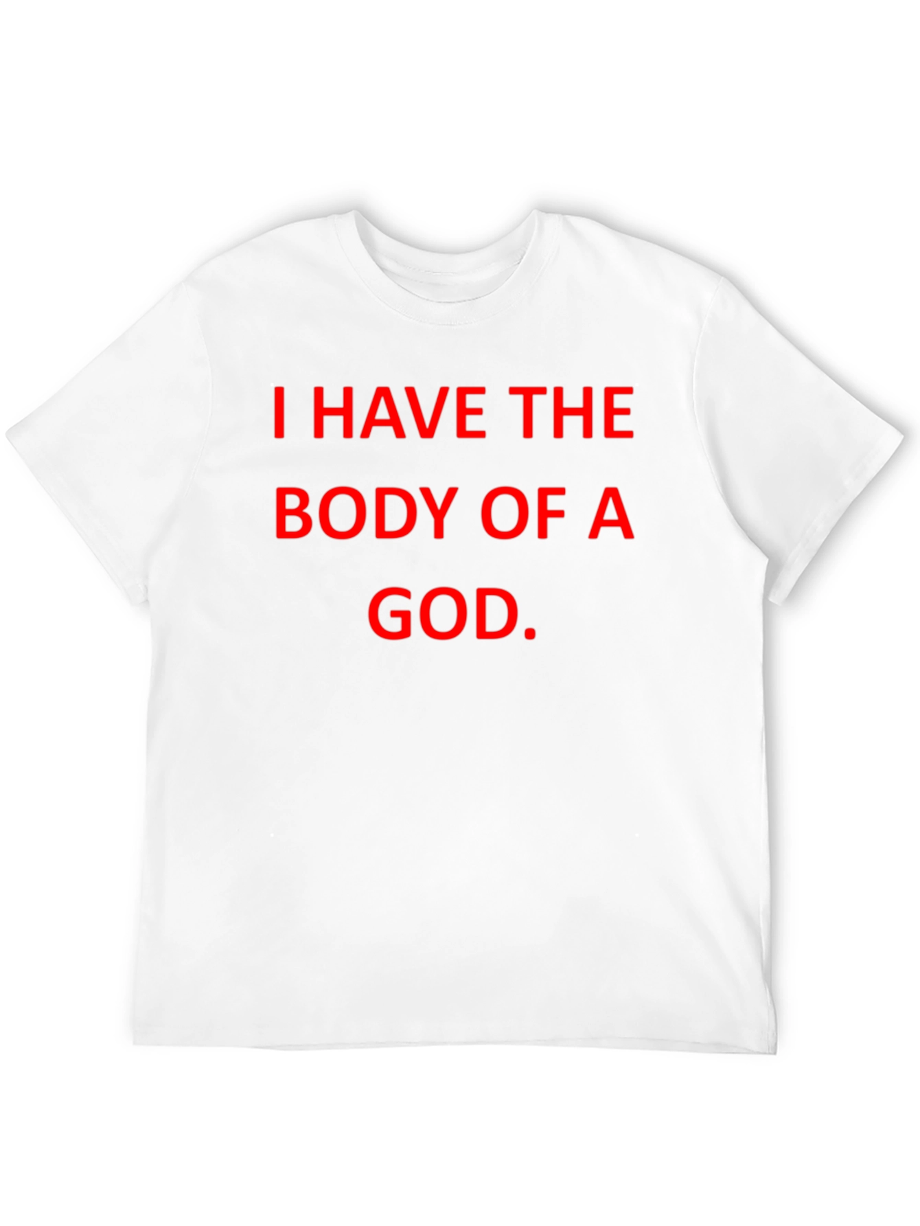 Black Funny Body of a God T-Shirt view 12