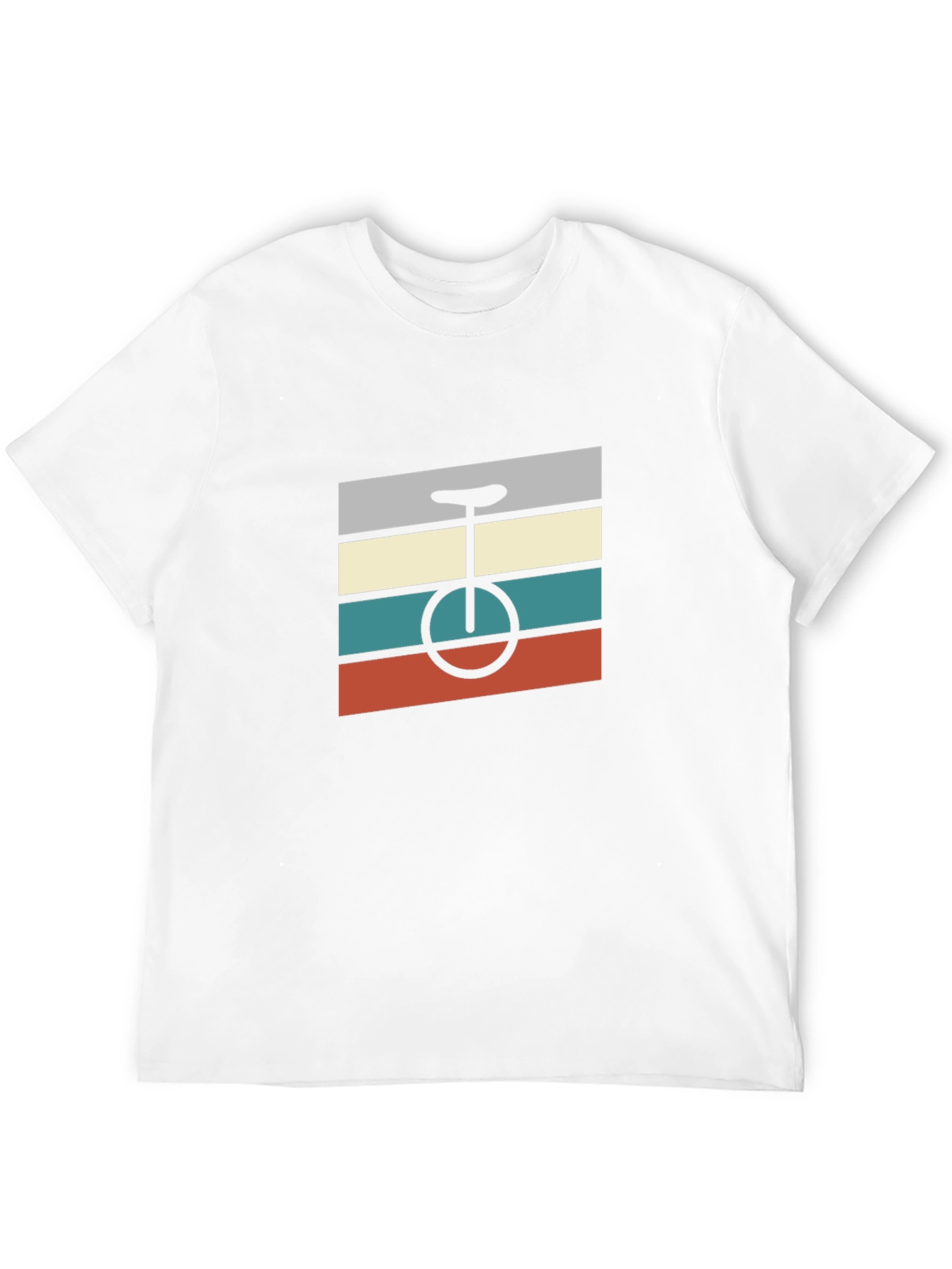 Black Retro Unicycle T-Shirt - Vintage Style Graphic Tee view 12