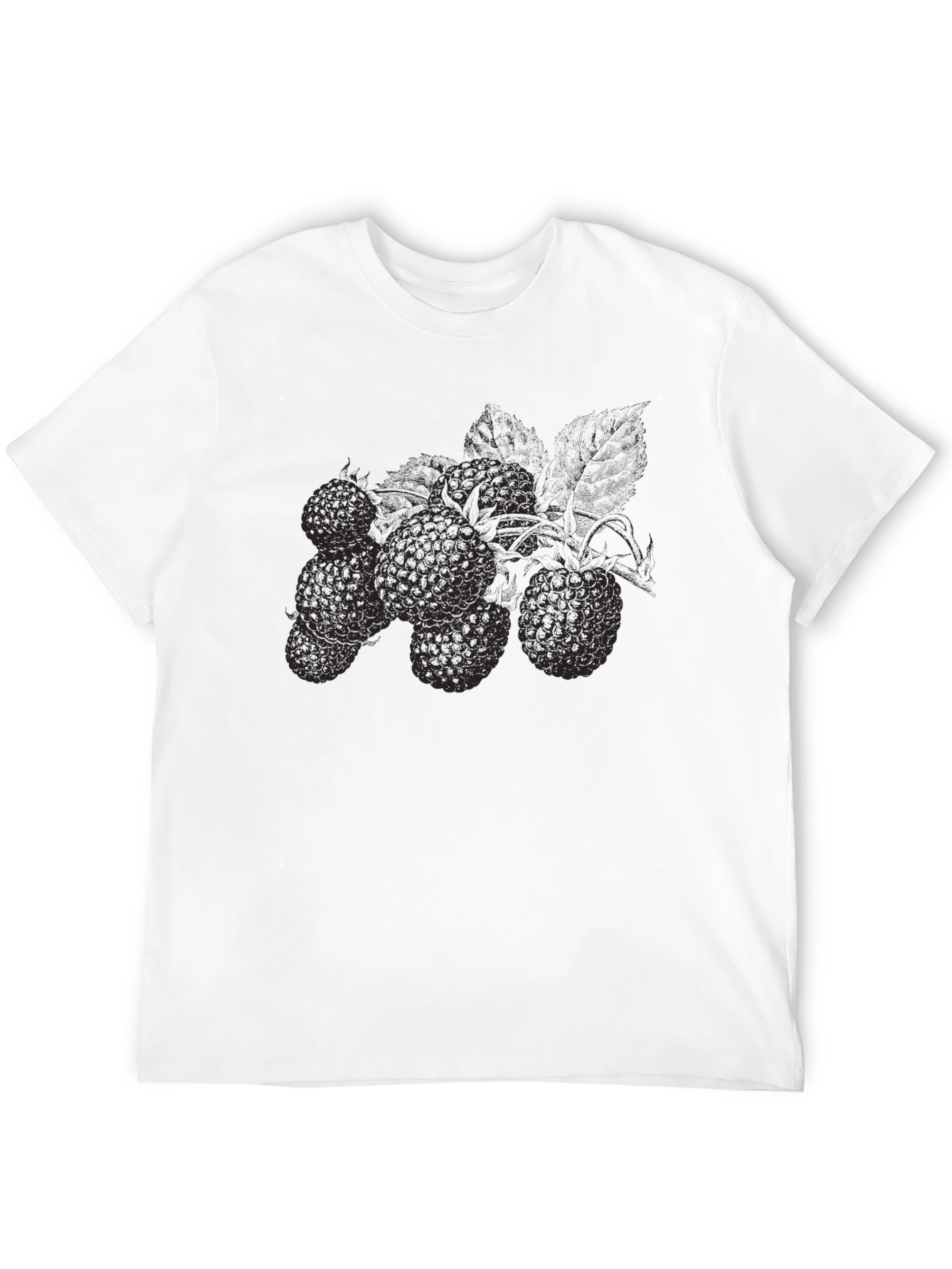 Black Berry Graphic Black T-Shirt view 12