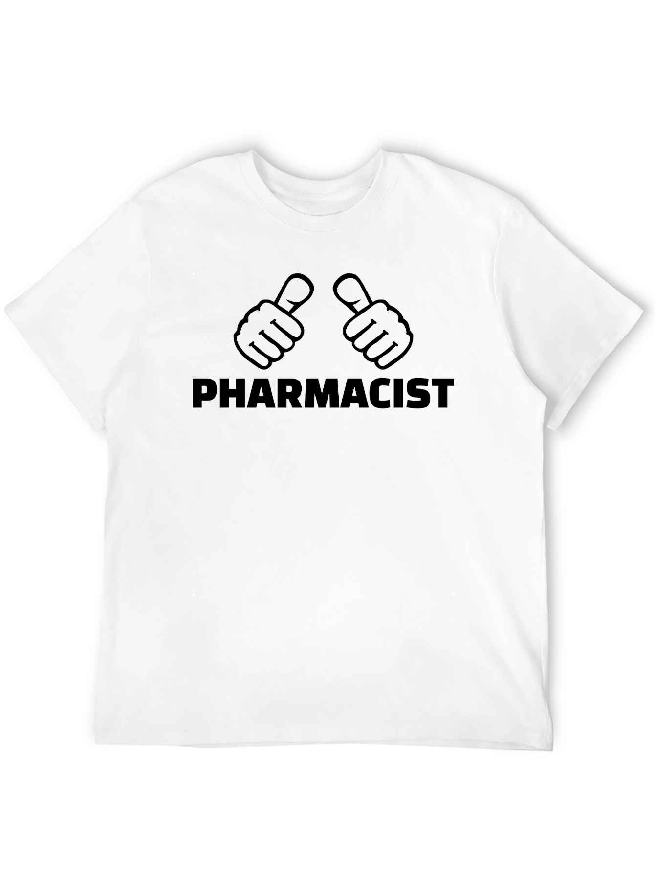 Black Pharmacist Thumbs Up Graphic T-Shirt view 12