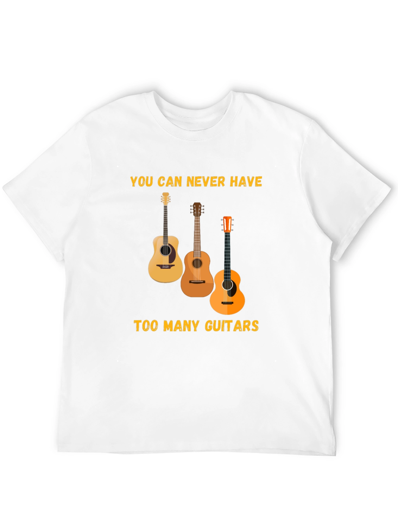Black Guitar Lover T-Shirt: You Can Never Have Too Many view 12