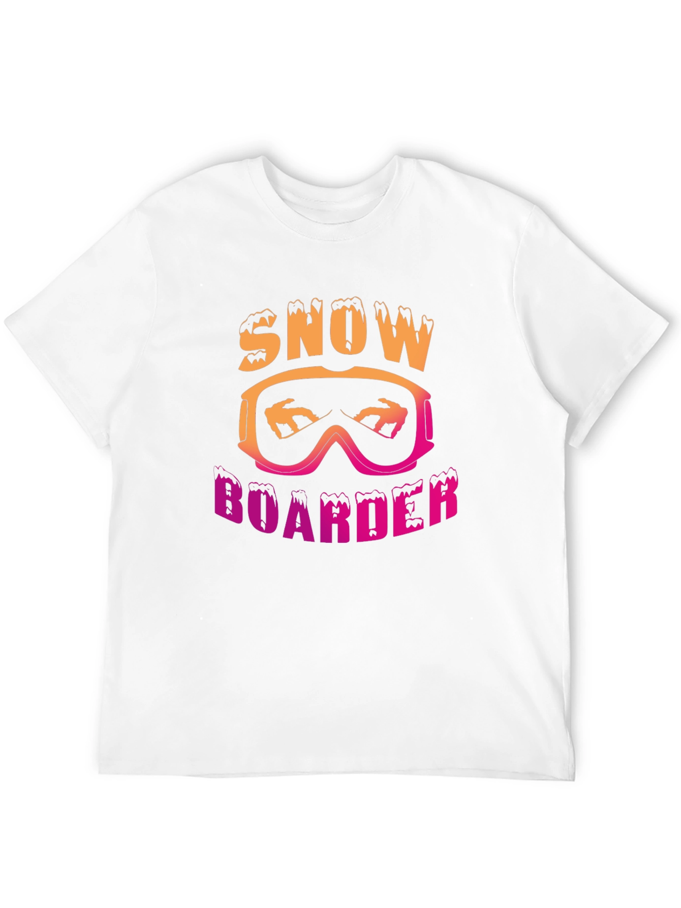 Black Snowboarder Graphic Tee - Black view 12