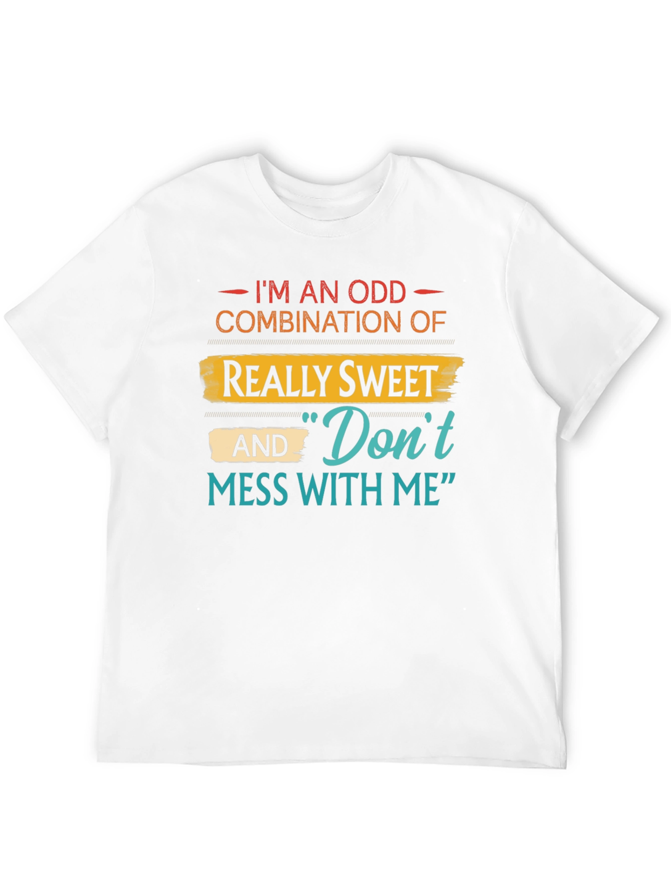 Black Odd Combination T-Shirt: Sweet & Sassy Graphic Tee view 12