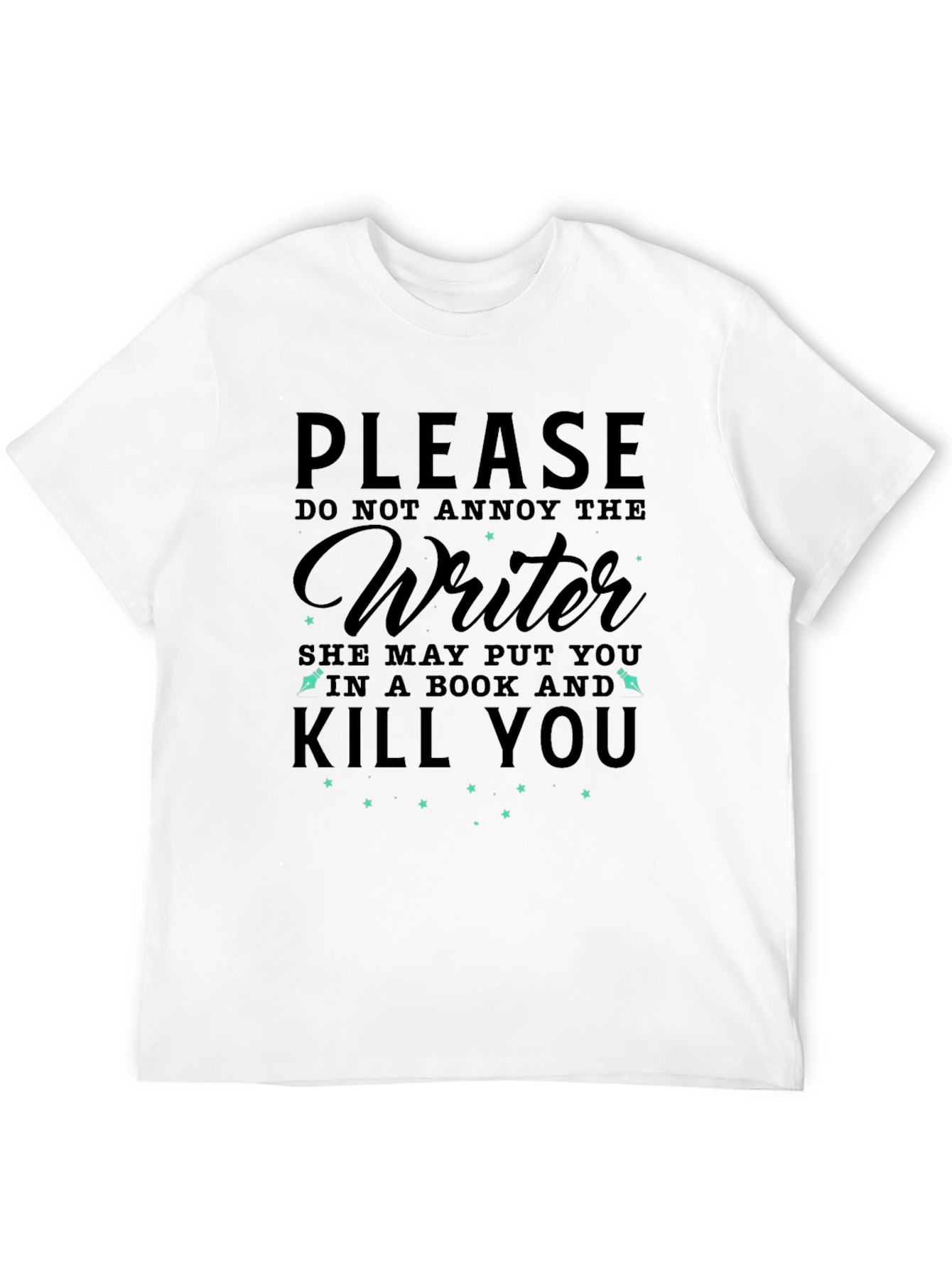 Black Writer Funny Novelist T-Shirt view 12