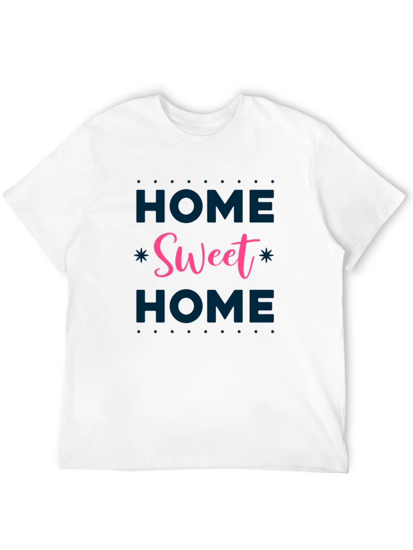 Black Home Sweet Home Graphic T-Shirt - Soft Cotton Blend view 12
